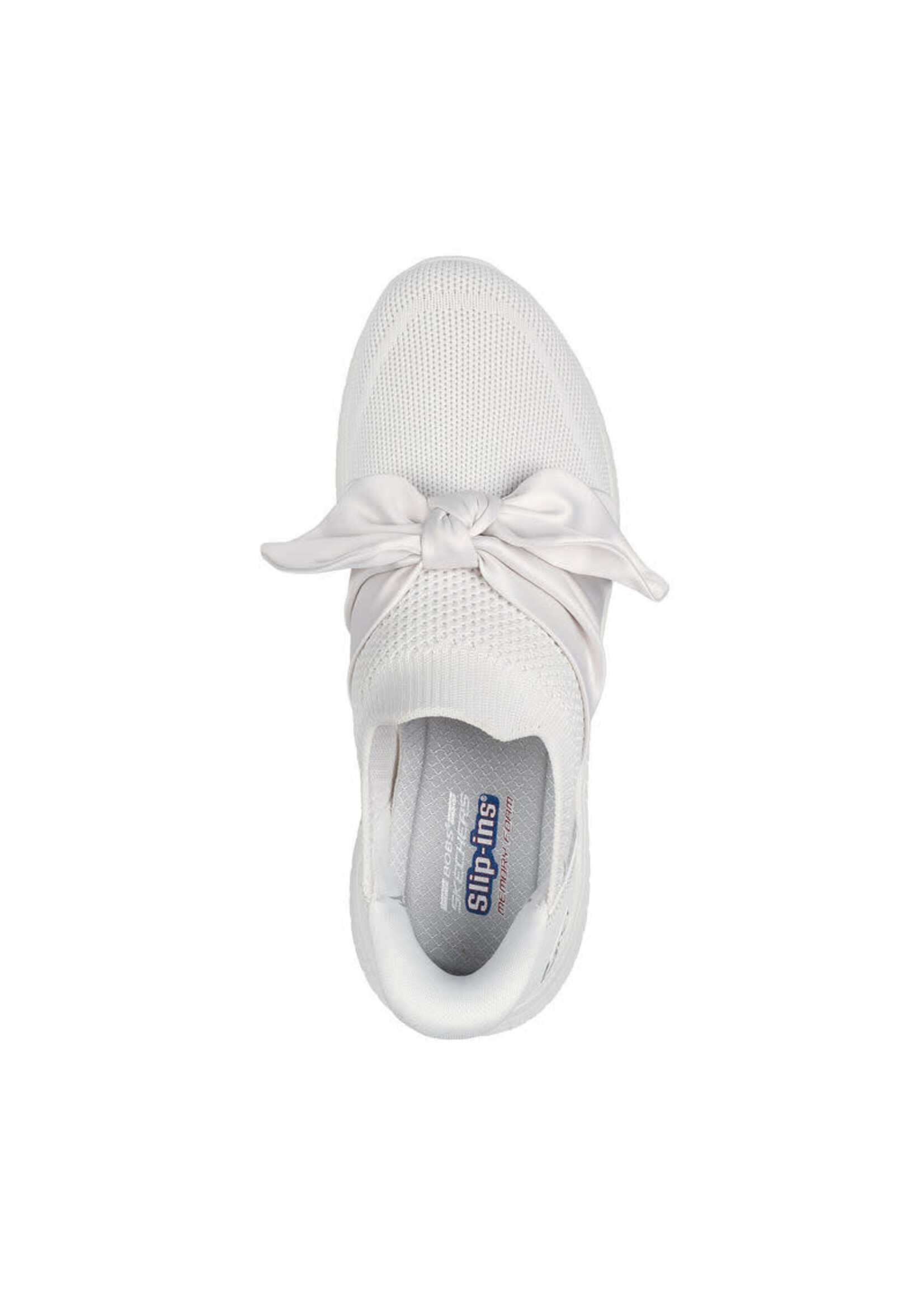 Skechers Womens Slip-Ins BOBS Sport Squad Chaos - Inspire Away 117630 OFWT Off White