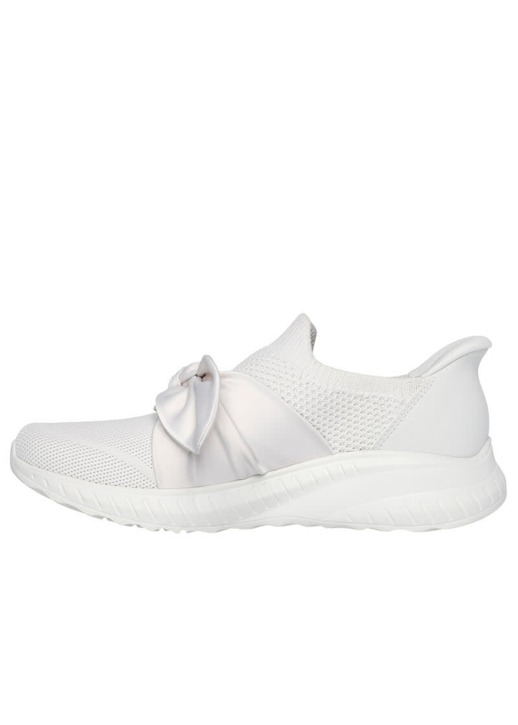Skechers Womens Slip-Ins BOBS Sport Squad Chaos - Inspire Away 117630 OFWT Off White