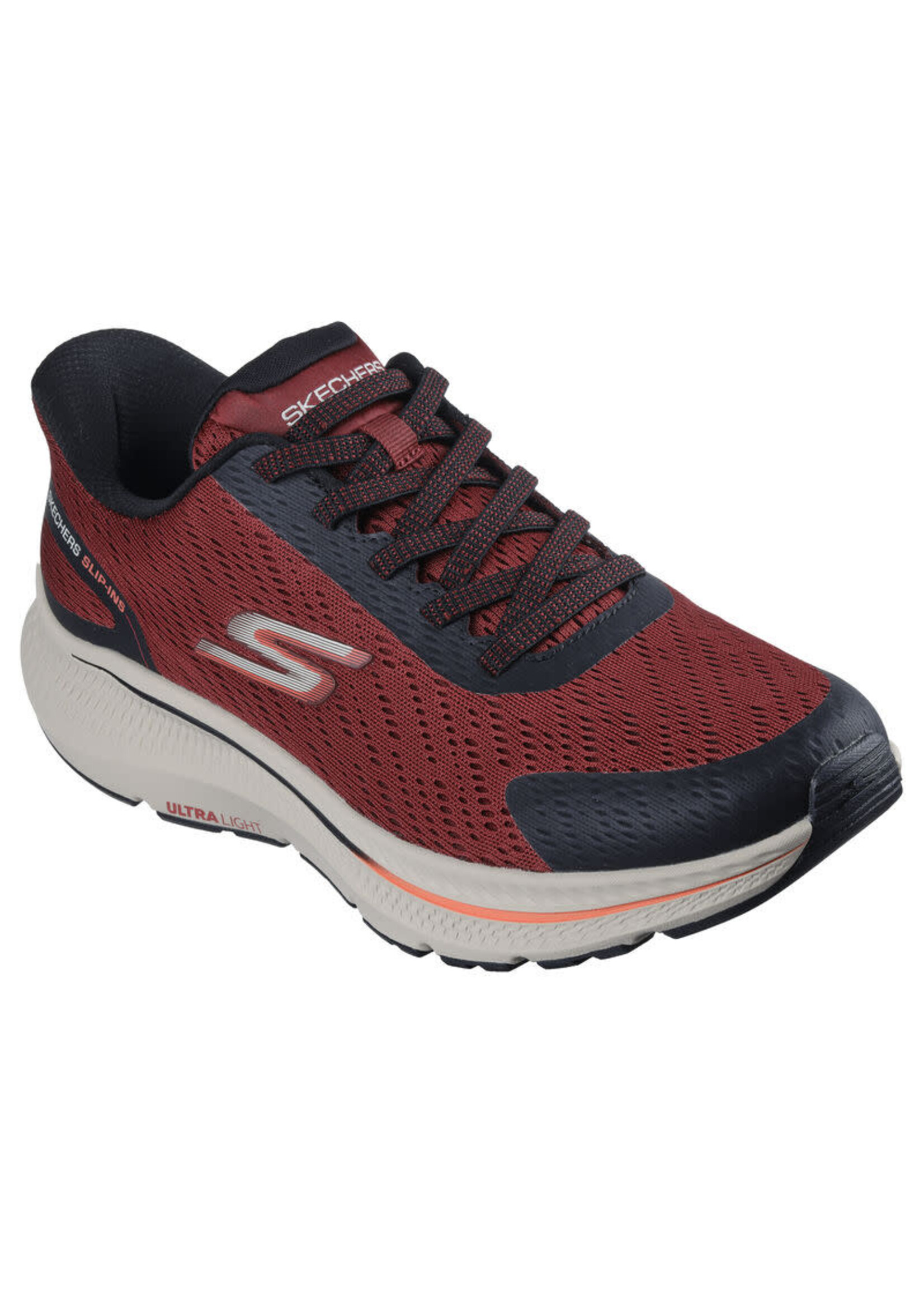 Skechers Mens Slip-ins: GO RUN Consistent 2.0 - Worldview 220880 RDBK Red Black