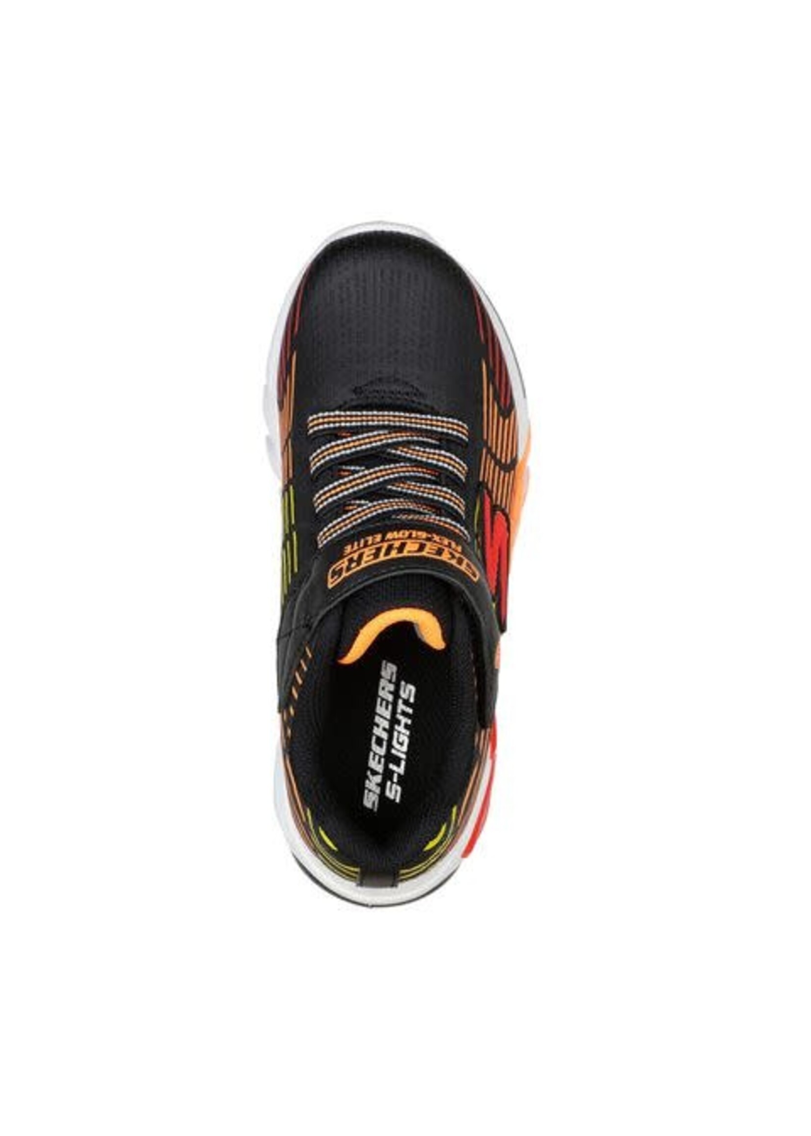 Skechers Kids Boy's Flex-Glow Elite Sneaker, Black/Multi