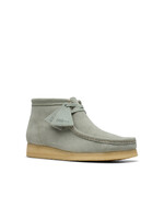 Clarks Mens Wallabee Boot  Sage Green Suede | 26181139