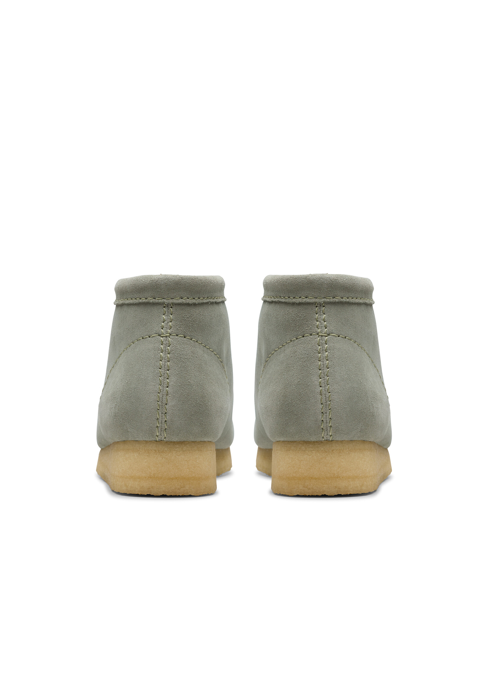 Clarks Mens Wallabee Boot  Sage Green Suede | 26181139