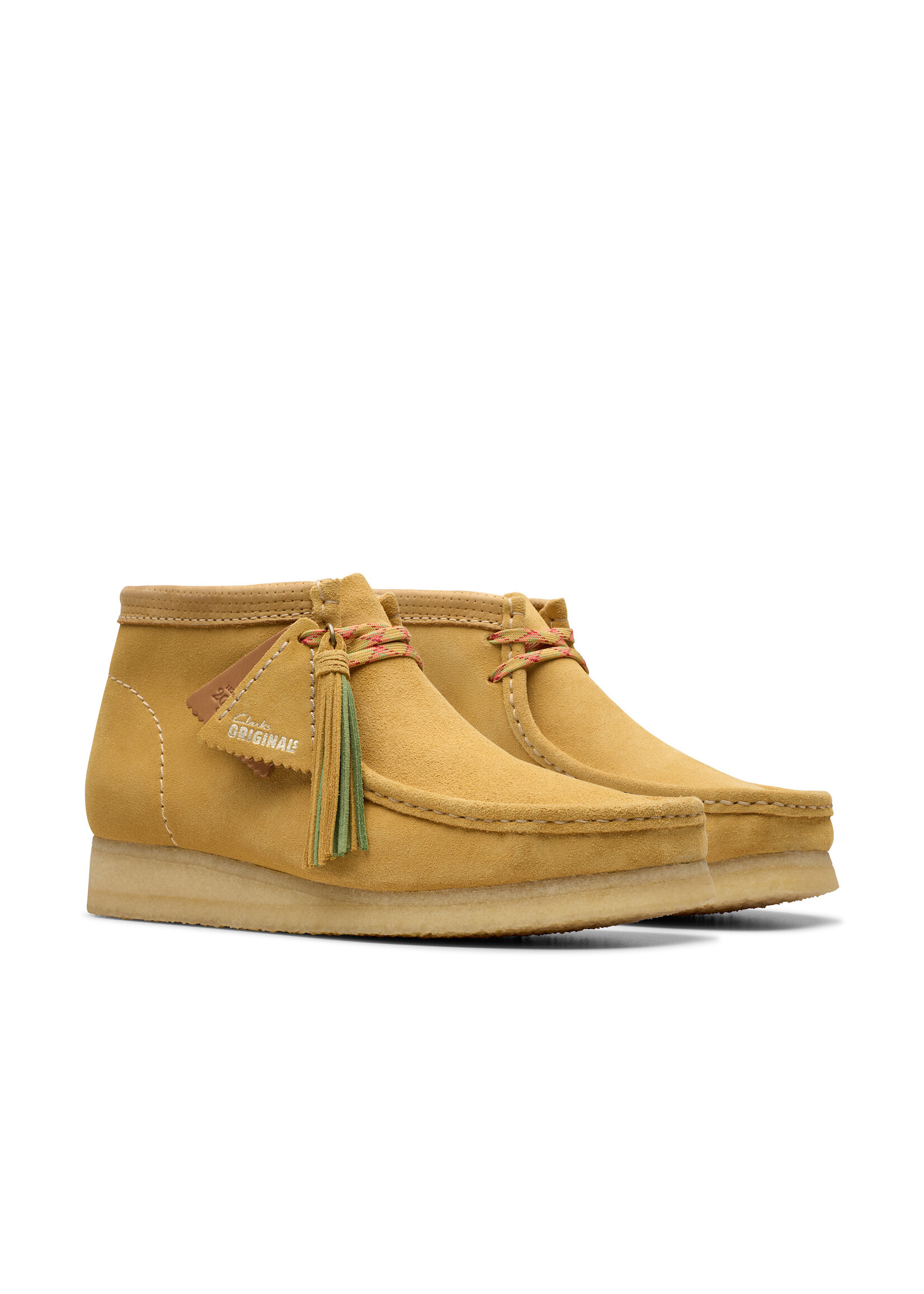 Clarks Mens Wallabee Boot  Tan Suede Brown | 26181131