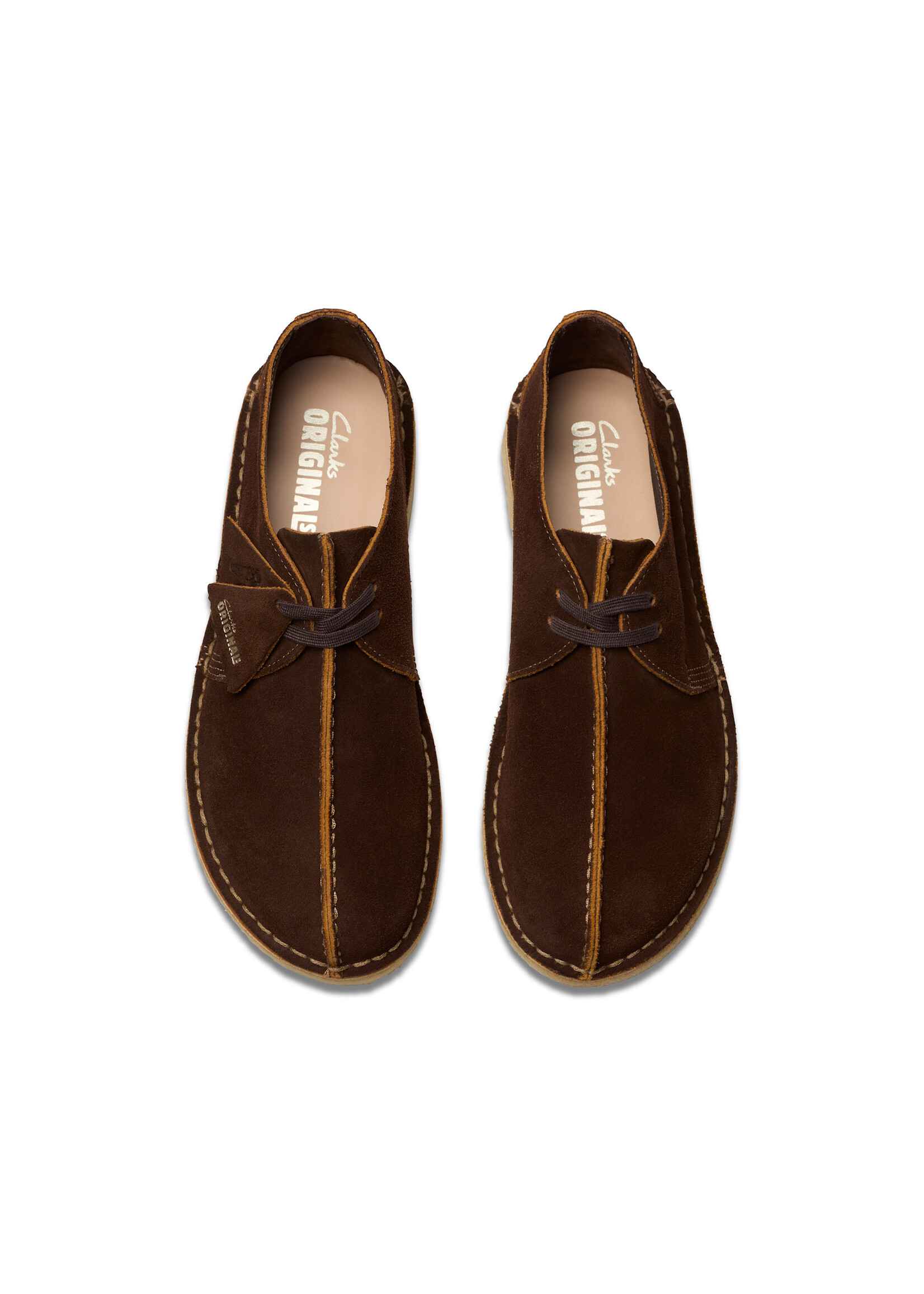 Clarks Mens Desert Trek Brwn/Chestnut Suede Brown | 26180655
