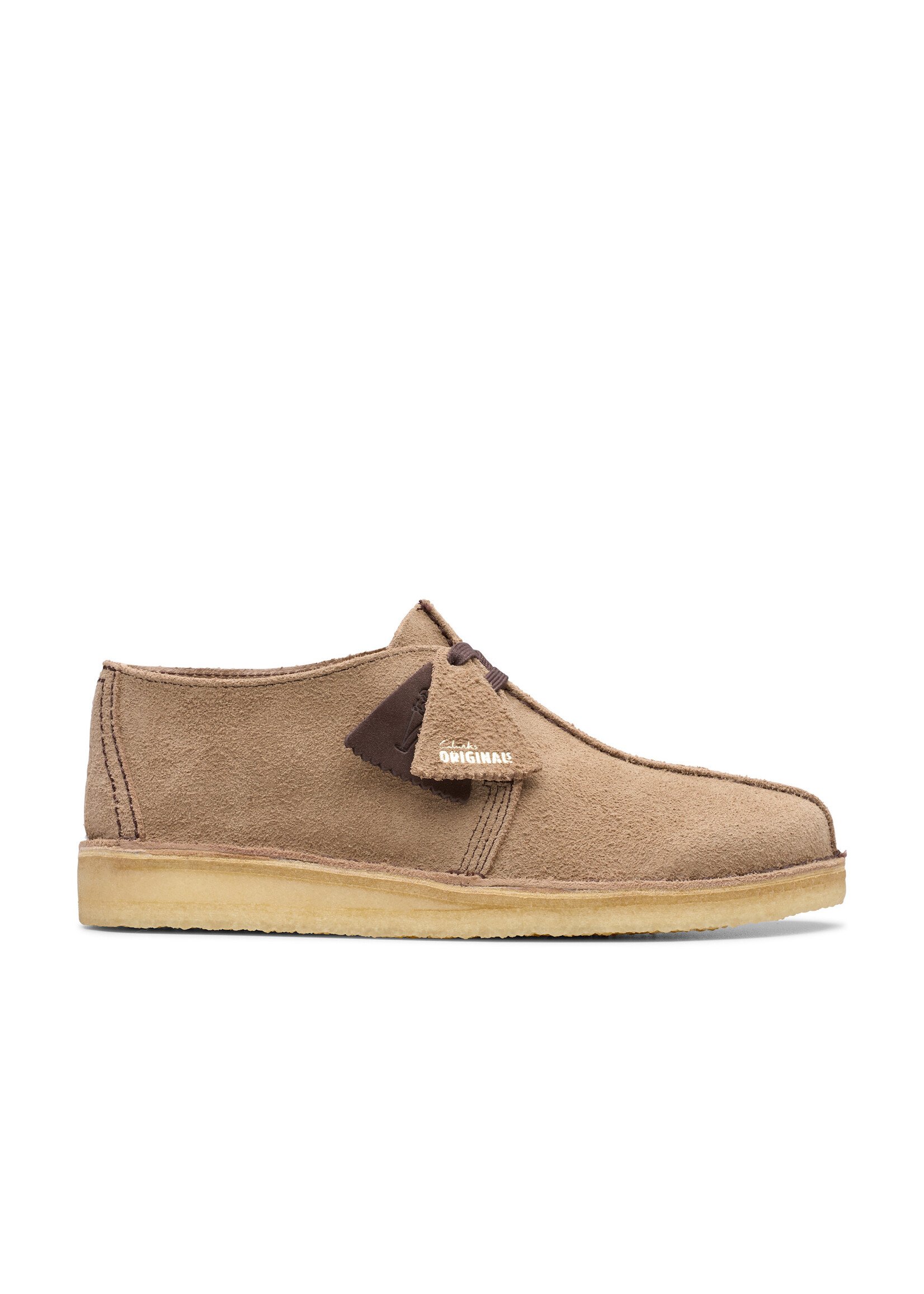 Clarks Mens Desert Trek Wolf Suede Grey | 26180650