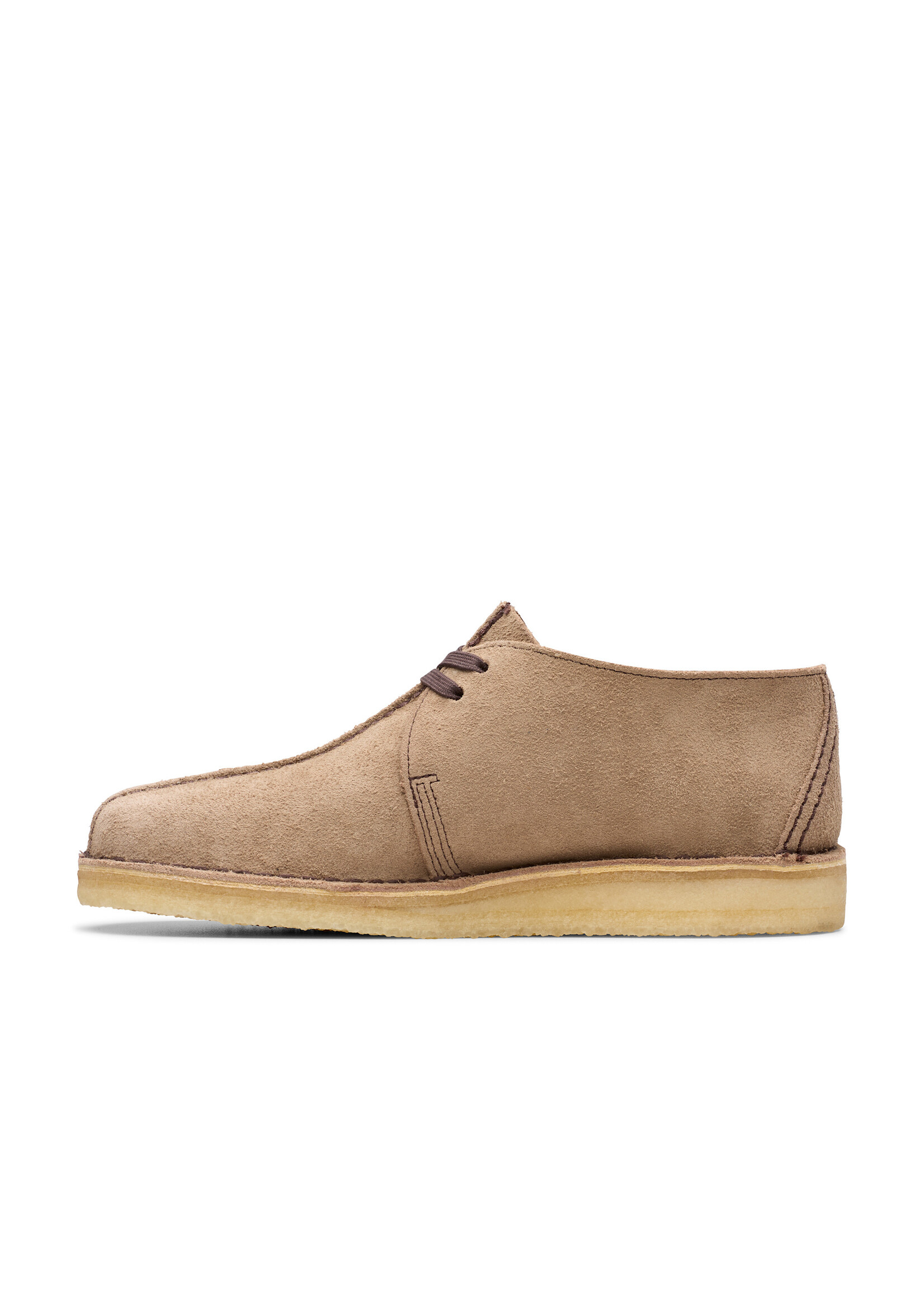 Clarks Mens Desert Trek Wolf Suede Grey | 26180650