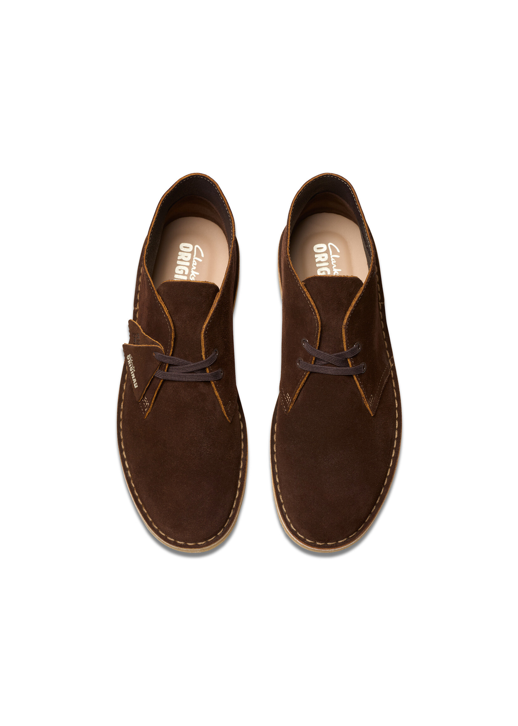Clarks Mens Desert Boot Brwn/Chestnut Suede Brown | 26180186