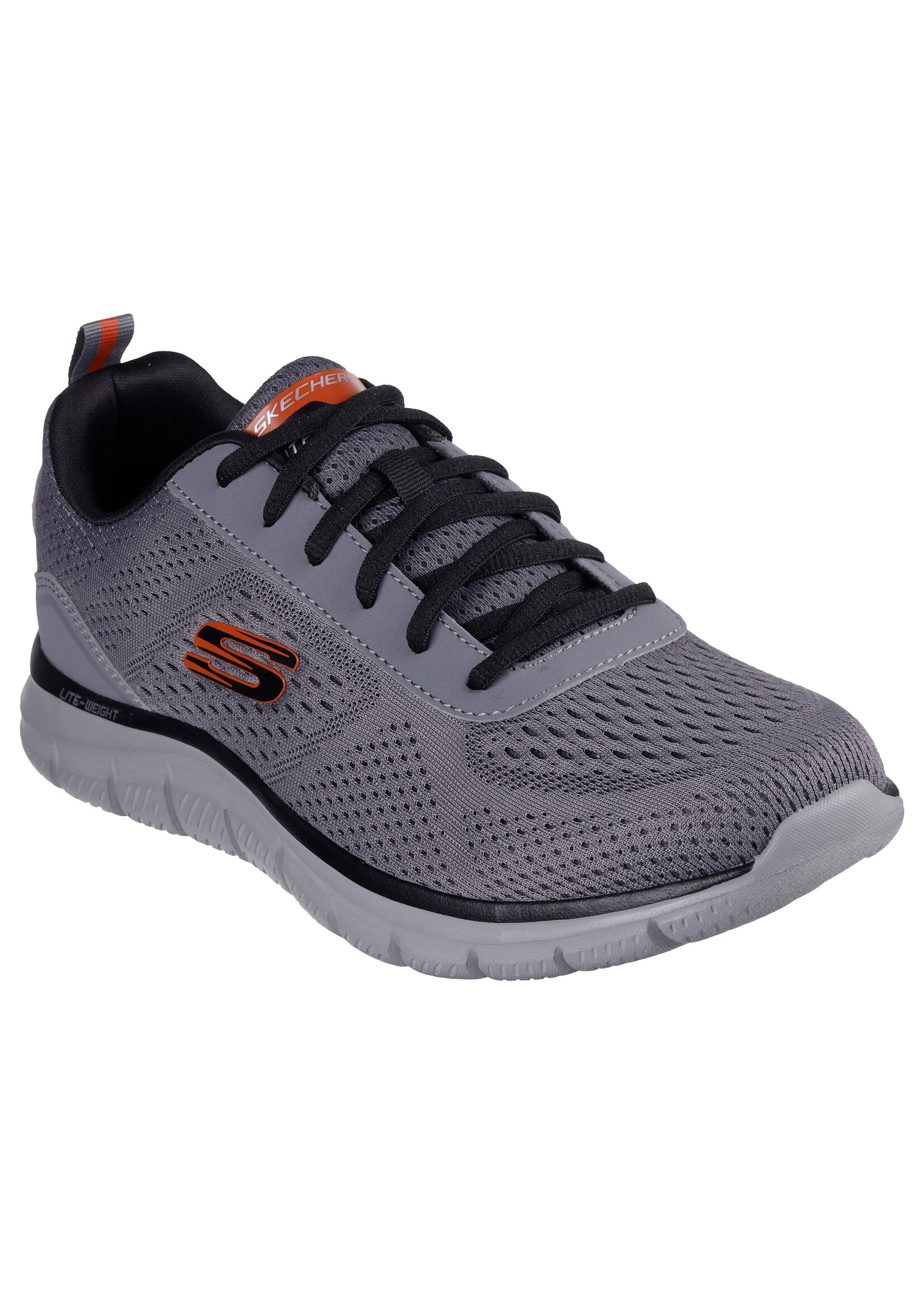 Skechers MEN'S Track - Leshur 232758 CCOR Charcoal/Orange