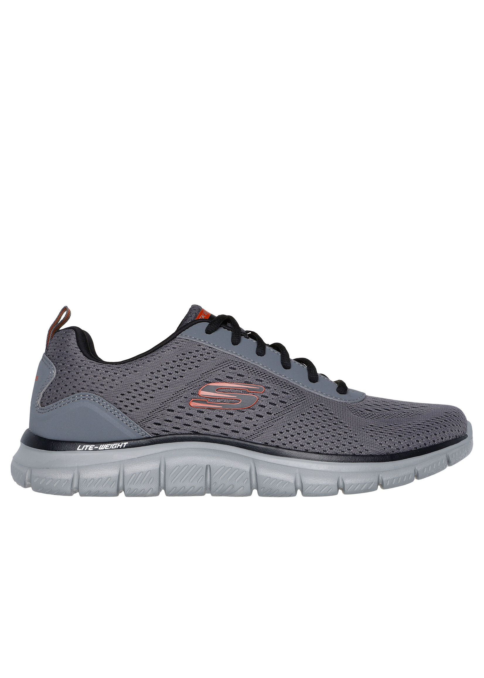 Skechers MEN'S Track - Leshur 232758 CCOR Charcoal/Orange