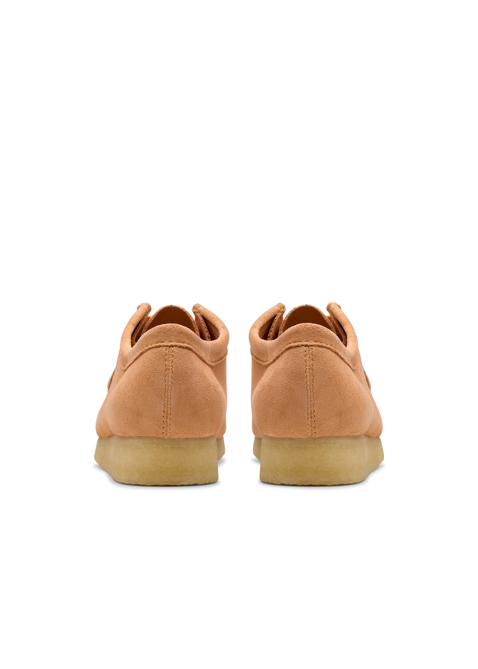 Clarks Mens Wallabee Pale Peach Suede | 26181402