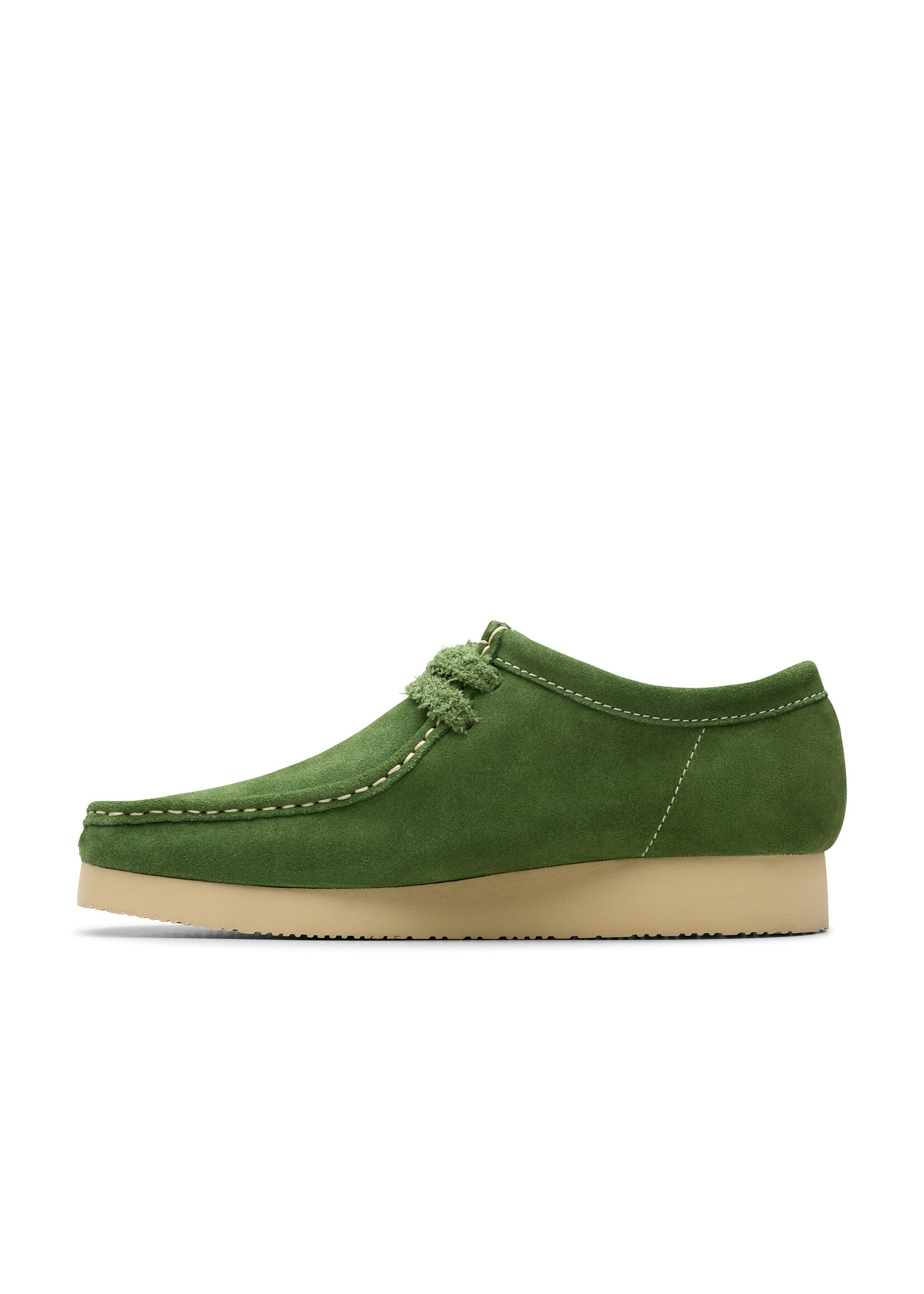 Clarks Mens Wallabee 2604 Green Suede | 26182222