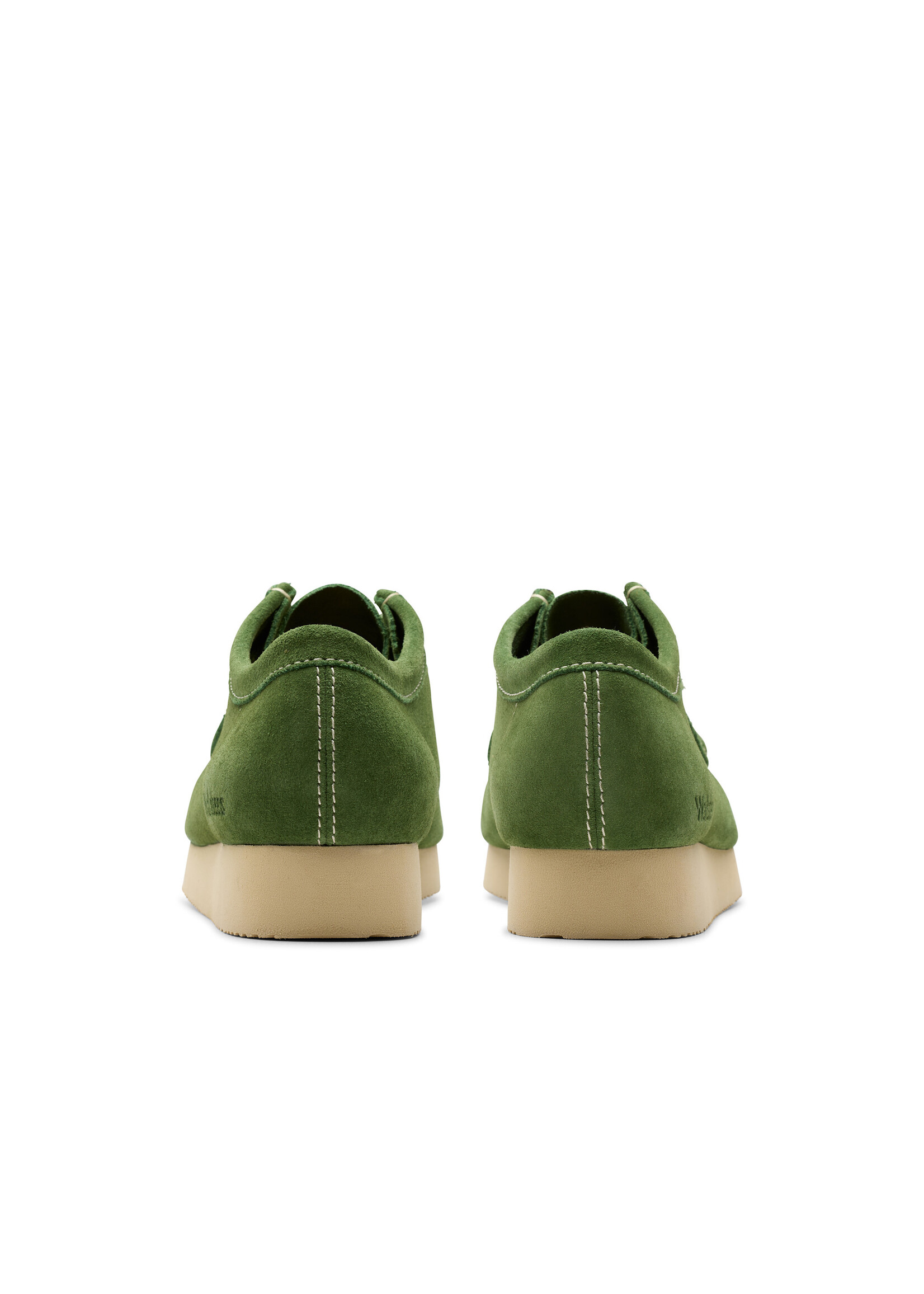 Clarks Mens Wallabee 2604 Green Suede | 26182222
