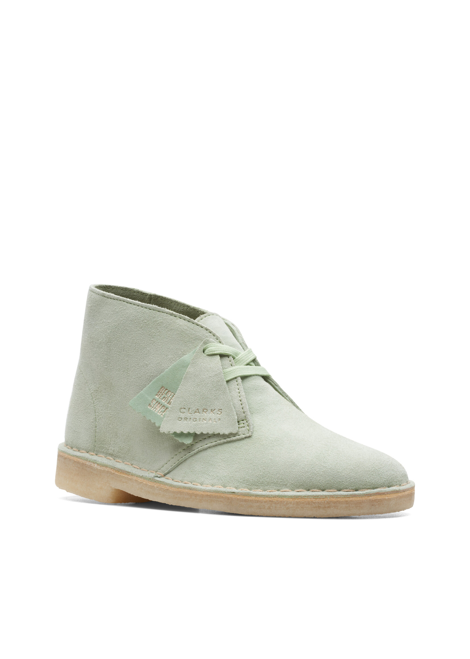 Clarks Womens Icon Desert Boot  Pale Green 26165559