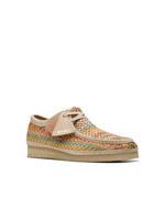 Clarks Mens Wallabee Multi Raffia Crepe | Textile | Originals |   26180640