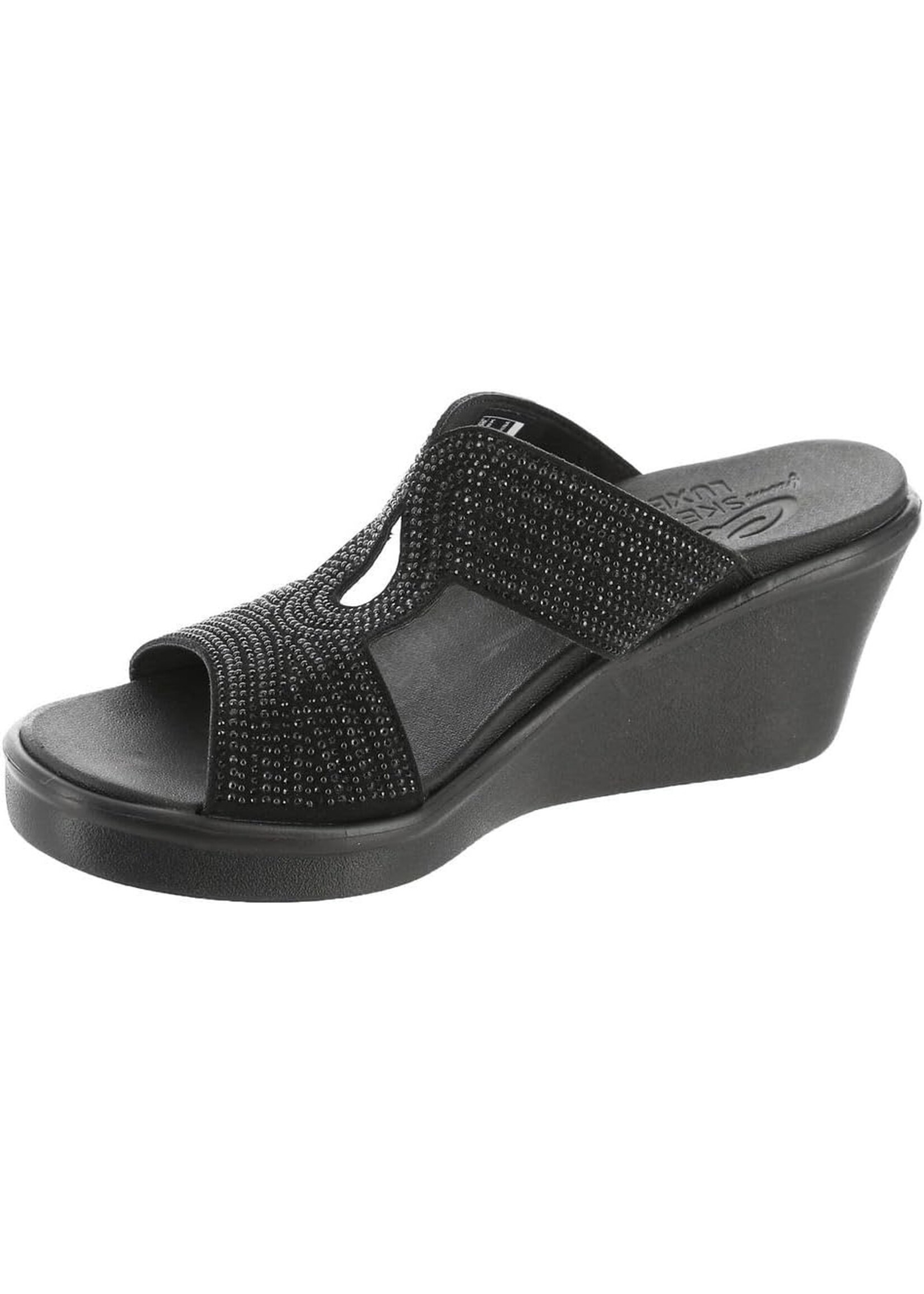 Skechers Womens Rumble On Shinning Night 119616 BBK Black