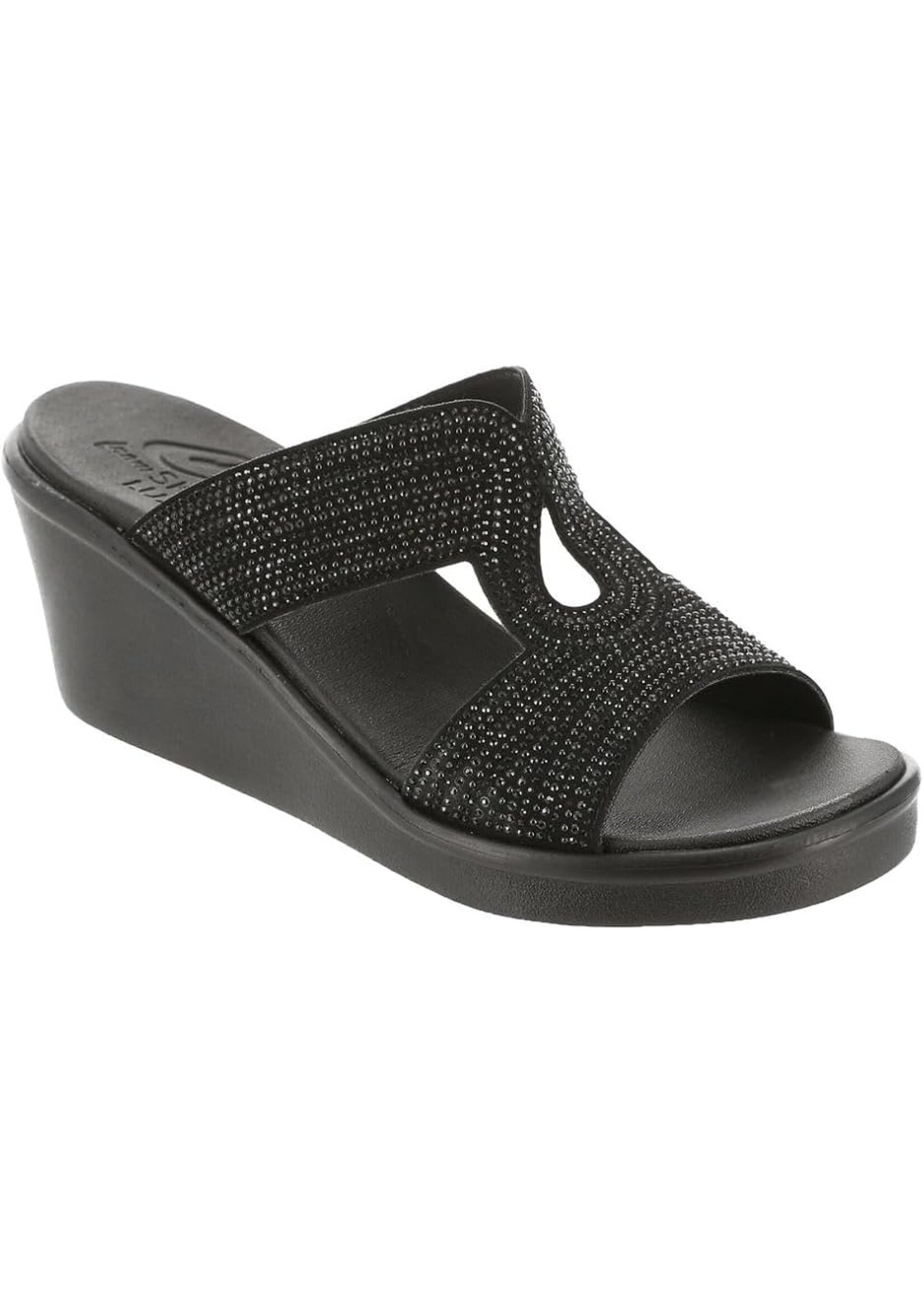 Skechers Womens Rumble On Shinning Night 119616 BBK Black