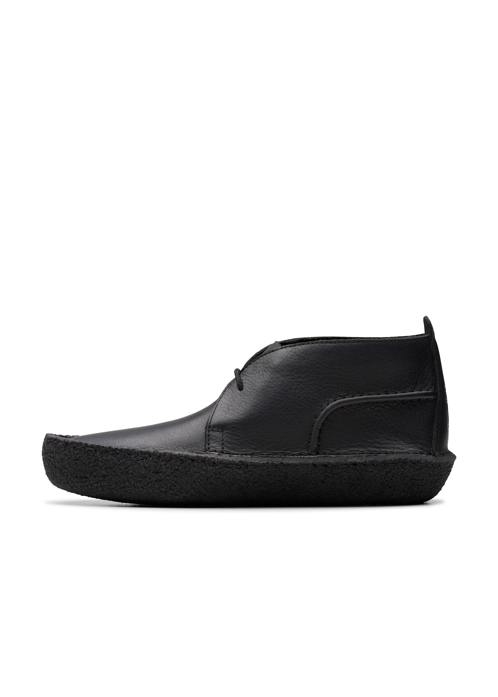 Clarks Mens Desert Rain Black Leather | Crepe Sole | Vietnam 26180626