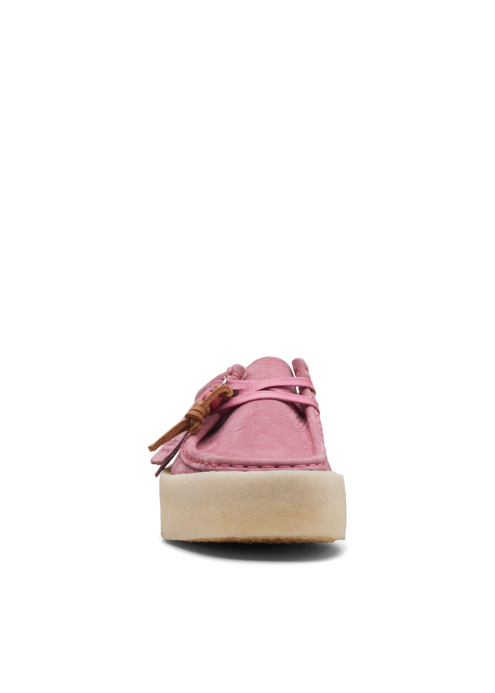 Clarks Womens Wallabee Cup Pink Nubuck 26168664