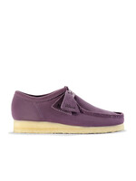 Clarks Mens Wallabee Plum Suede Purple | 26183759