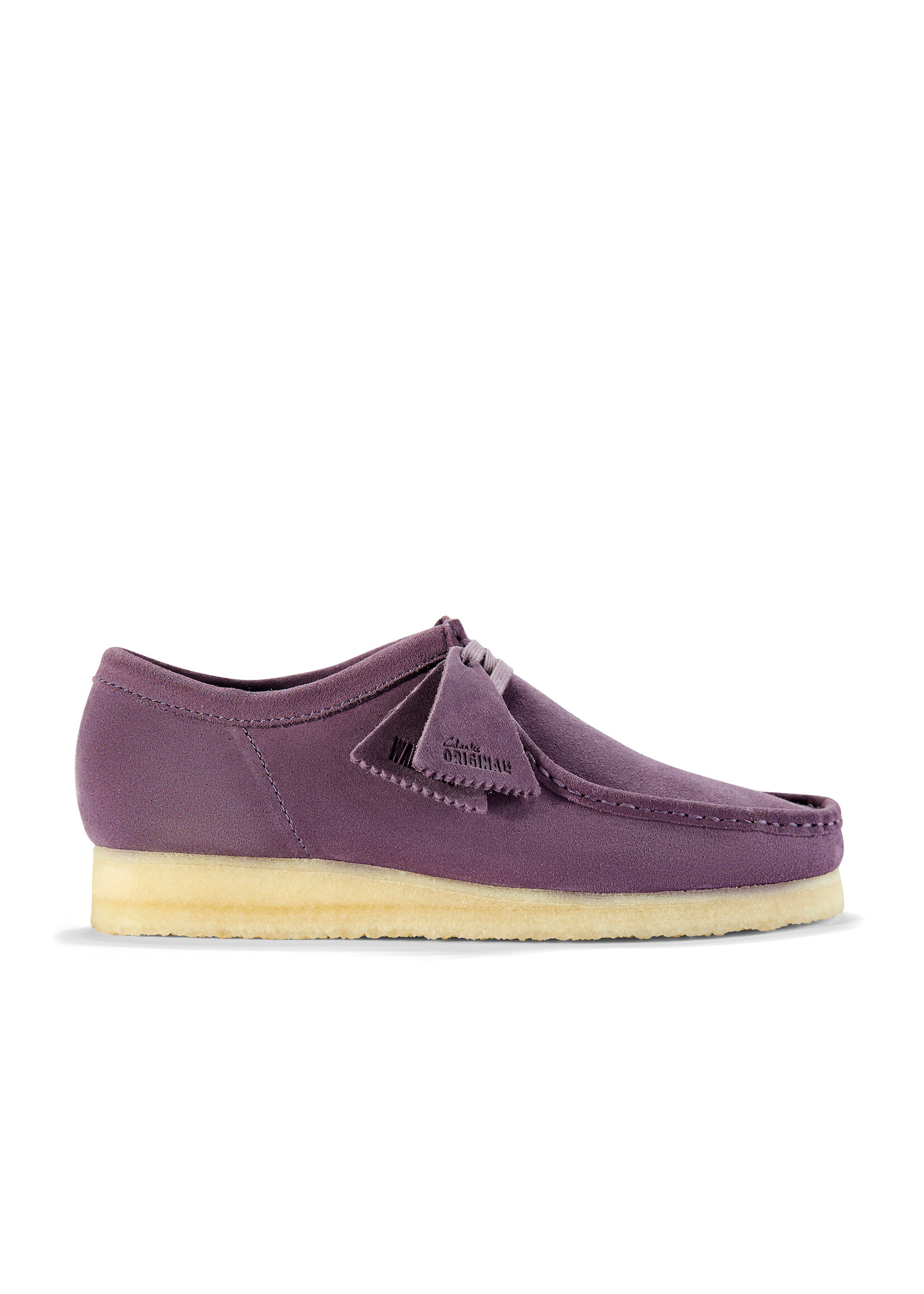 Clarks Mens Wallabee Plum Suede Purple | 26183759