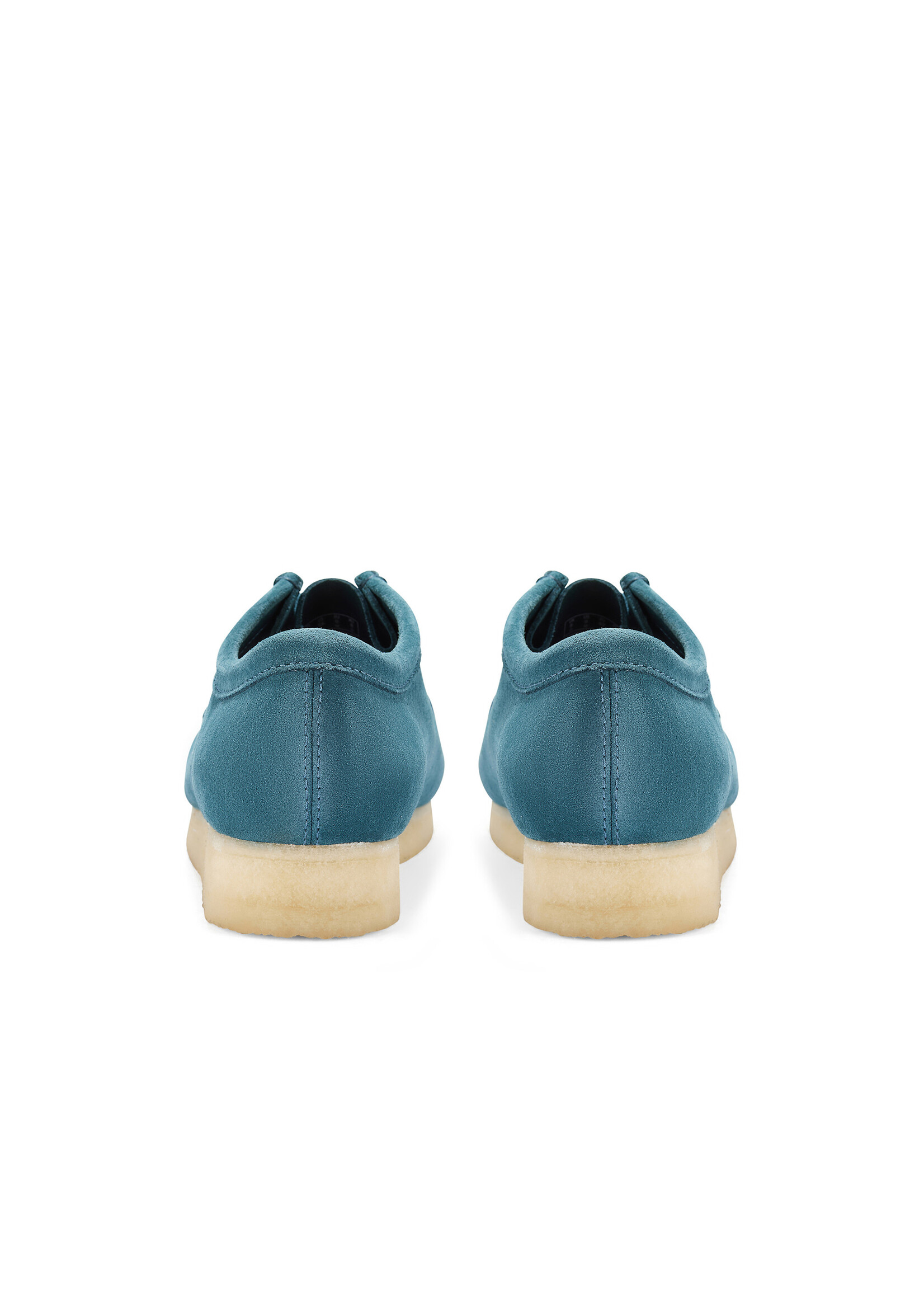 Clarks Mens Wallabee Mid Blue Suede | 26183758