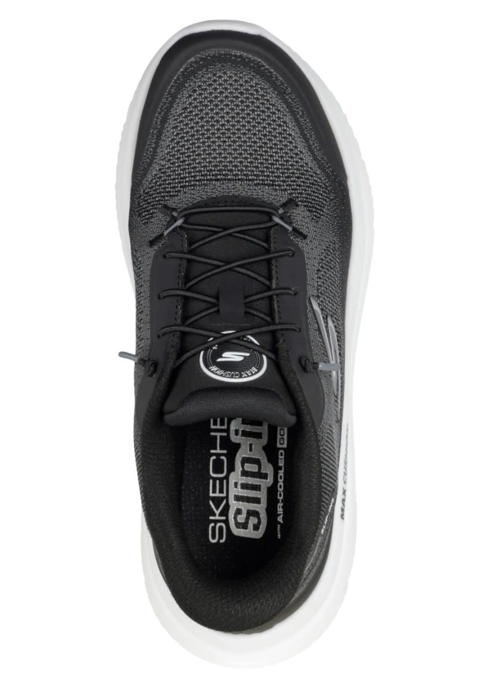 Skechers Women's Slip-ins: GO WALK Max Cushioning Hyper Burst - Nikita 125881 BKW Black/White