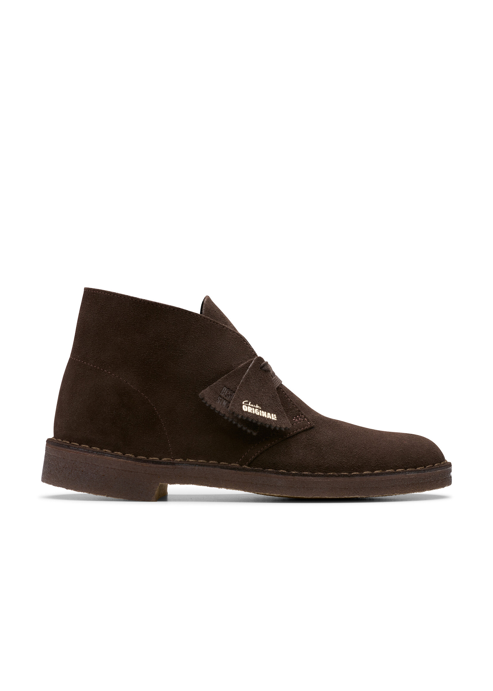 Clarks Men’s Originals Icon Desert Boot Brown Suede – Classic Crepe Sole Chukka (26179170)