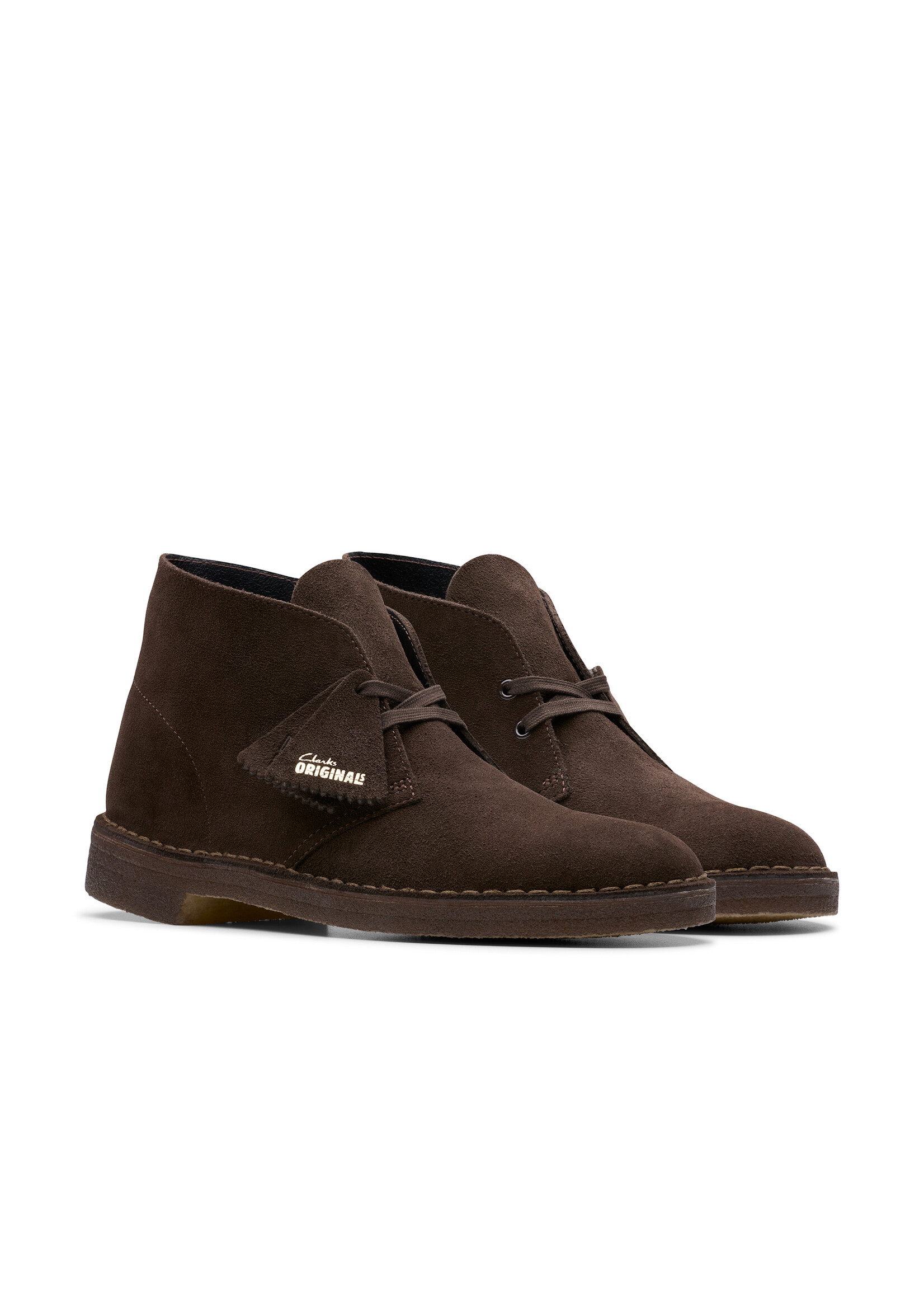 Clarks Men’s Originals Icon Desert Boot Brown Suede – Classic Crepe Sole Chukka (26179170)