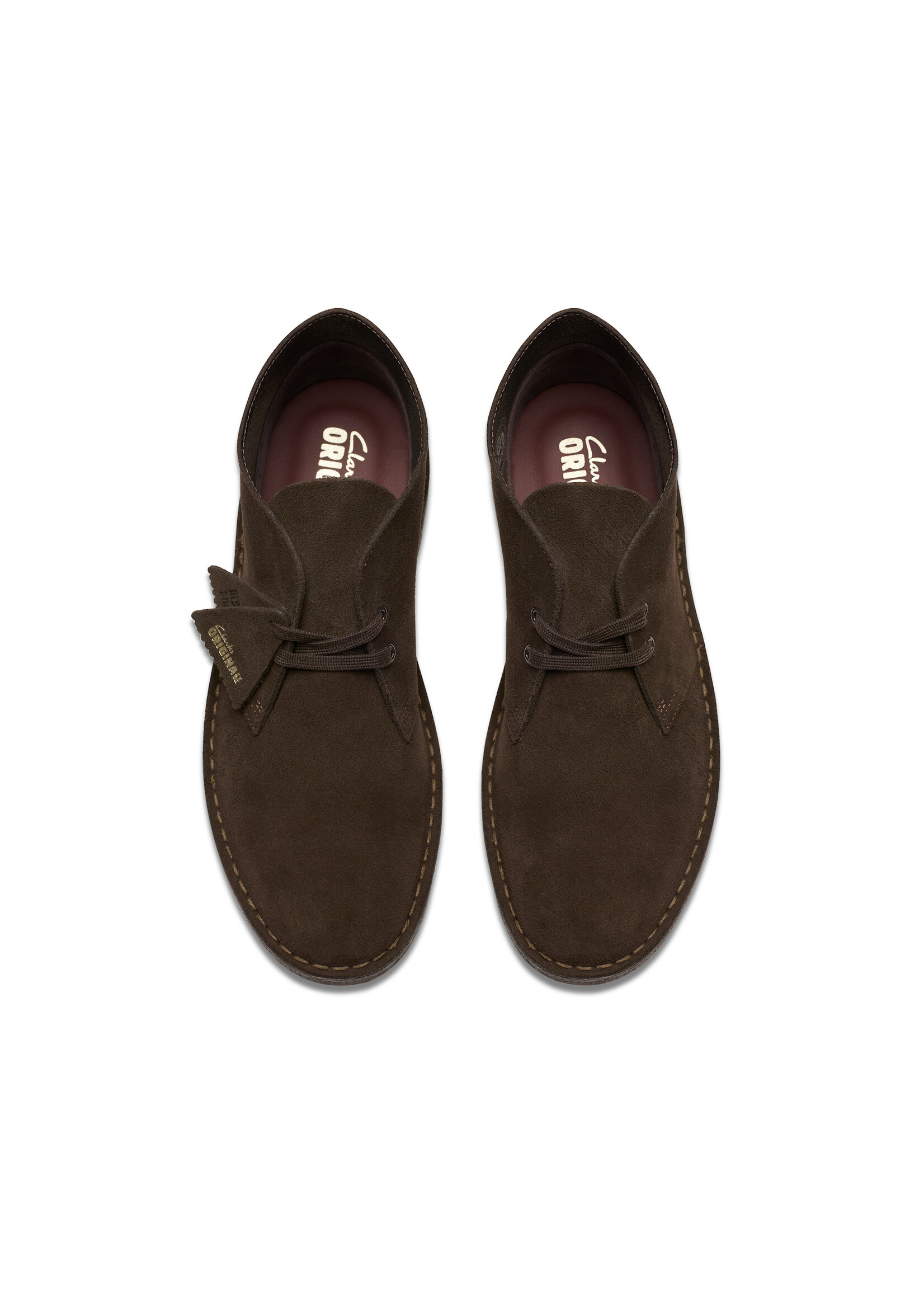 Clarks Men’s Originals Icon Desert Boot Brown Suede – Classic Crepe Sole Chukka (26179170)