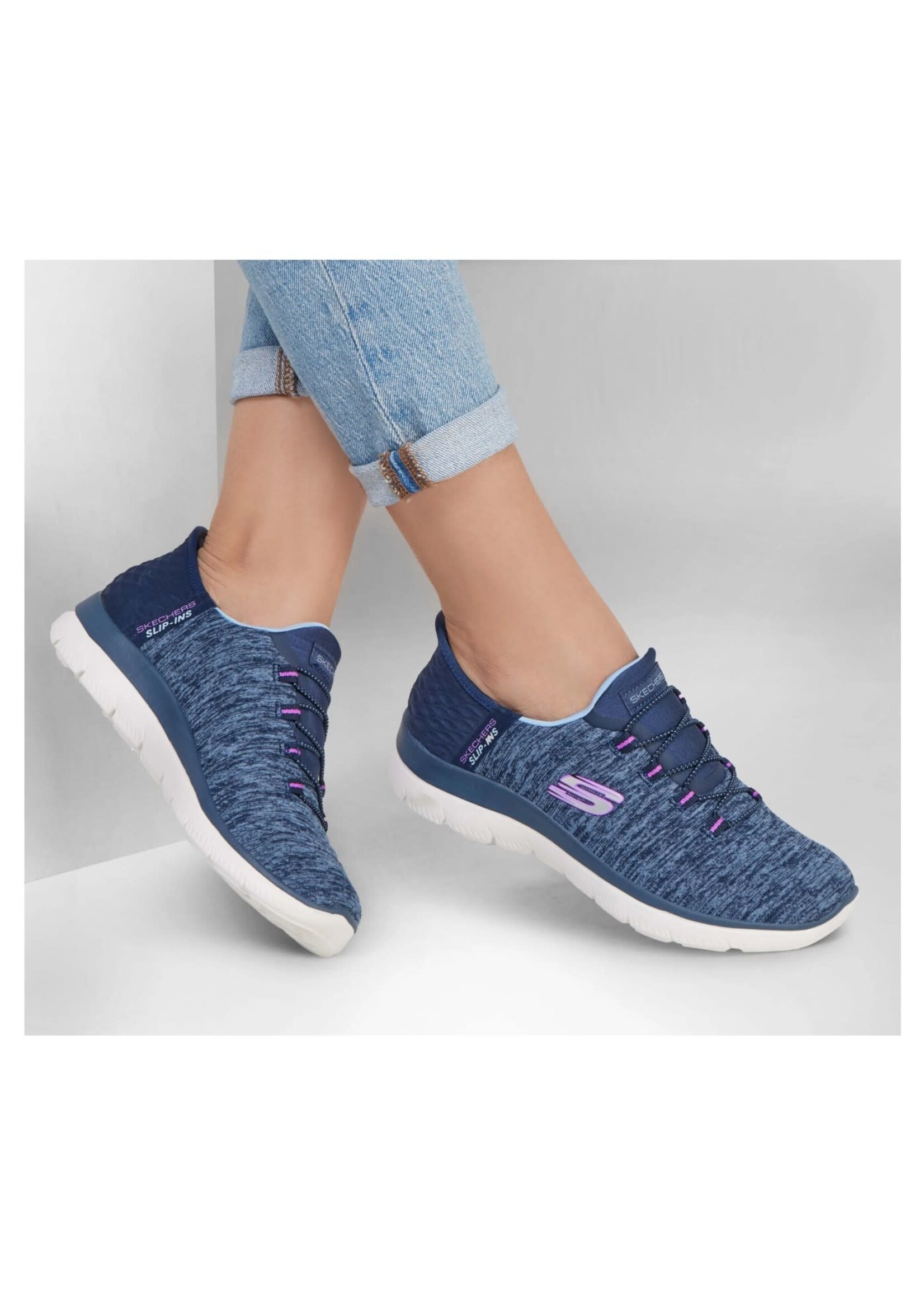Skechers Women's Slip-ins: Summits - Dazzling Haze 149937 NVPR Navy/Purple