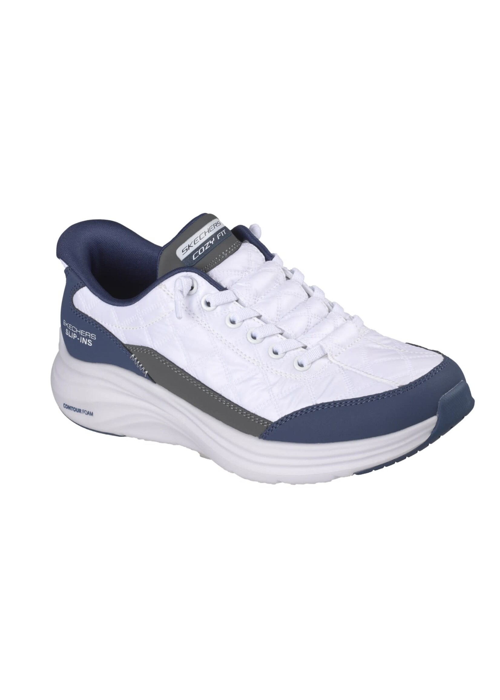 Skechers Women's Slip-ins: Contour Foam - Cozy Fit 150404 WNV White/Lavender