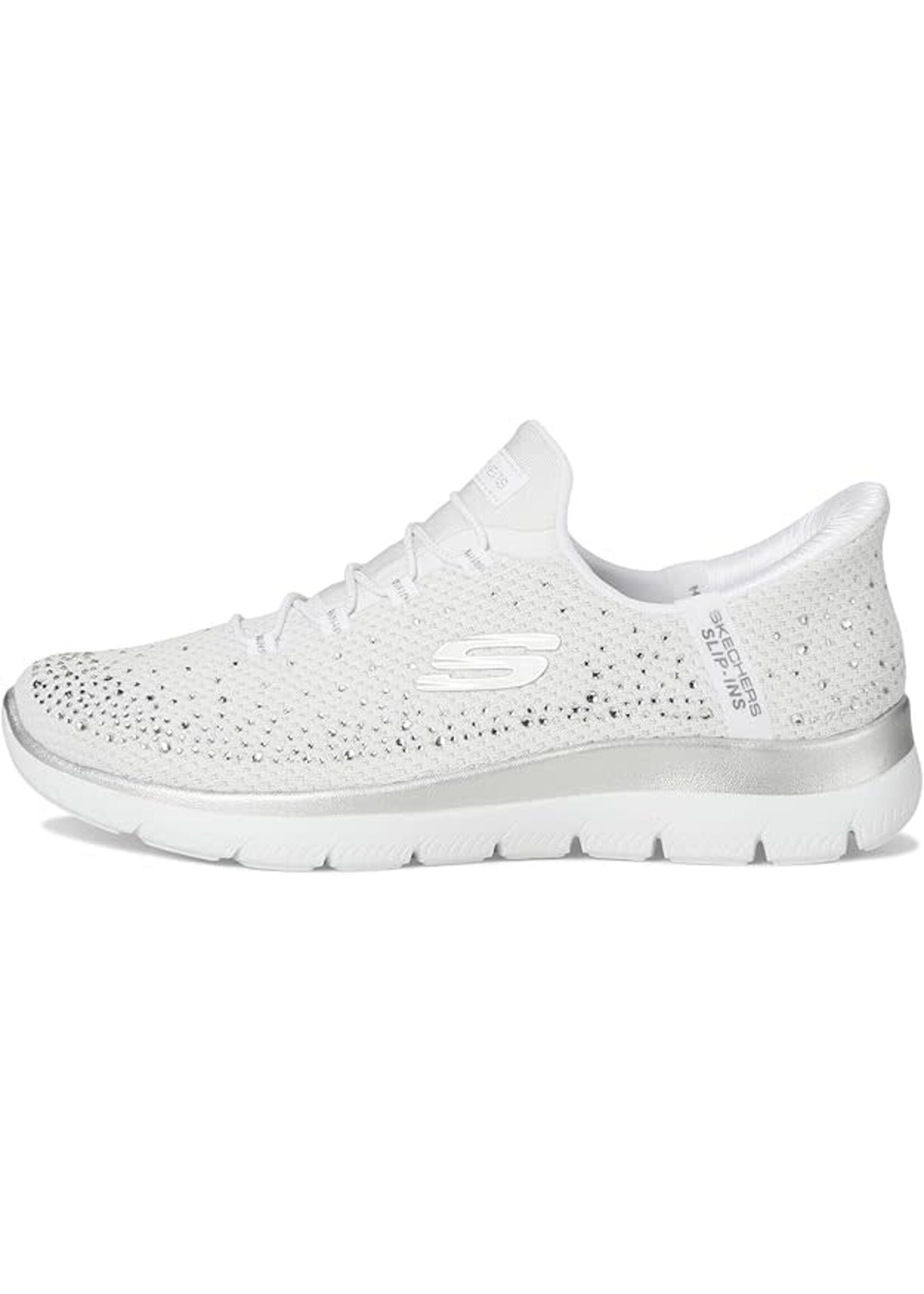 Skechers Women's Slip-ins: Summits - Brilliant Shine 150273/WSL White Silver
