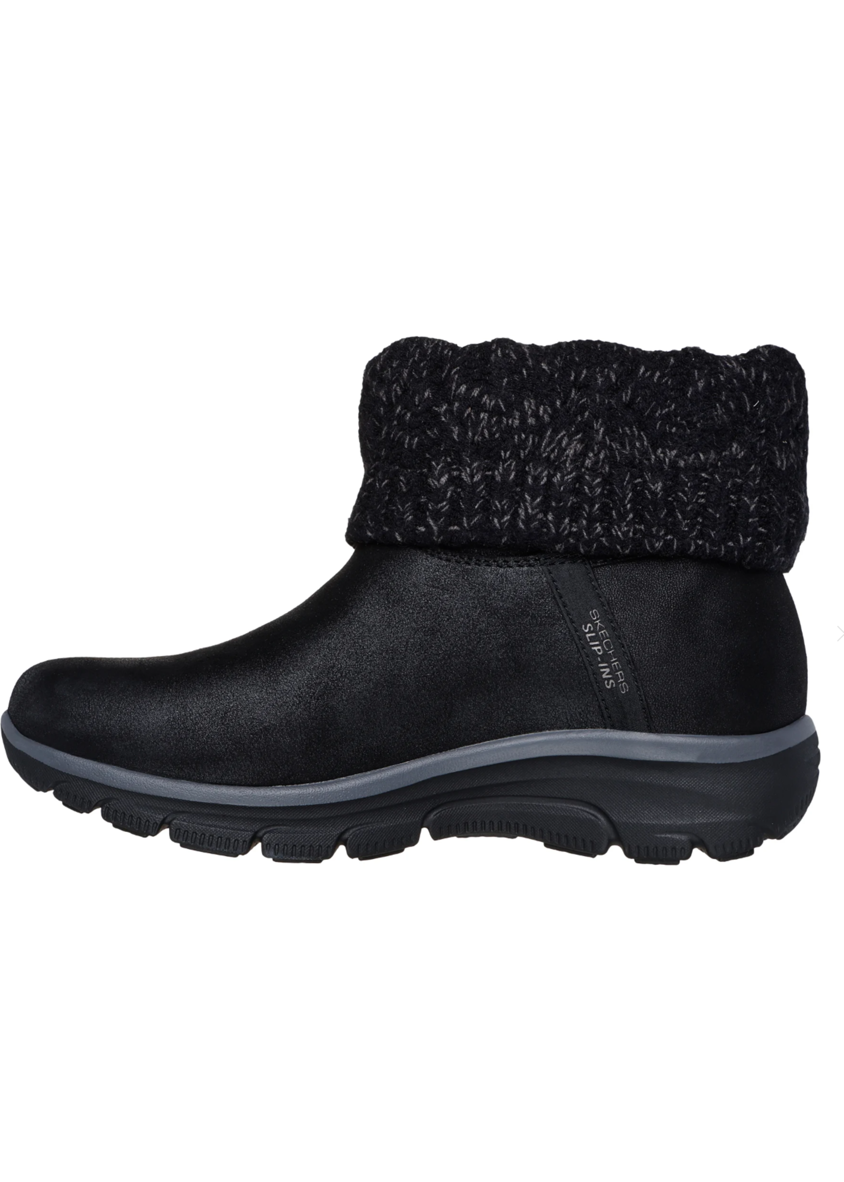 Skechers Women's Slip-ins Relaxed Fit: Easy Going - Cozy Weather 2 168033/BLK Black
