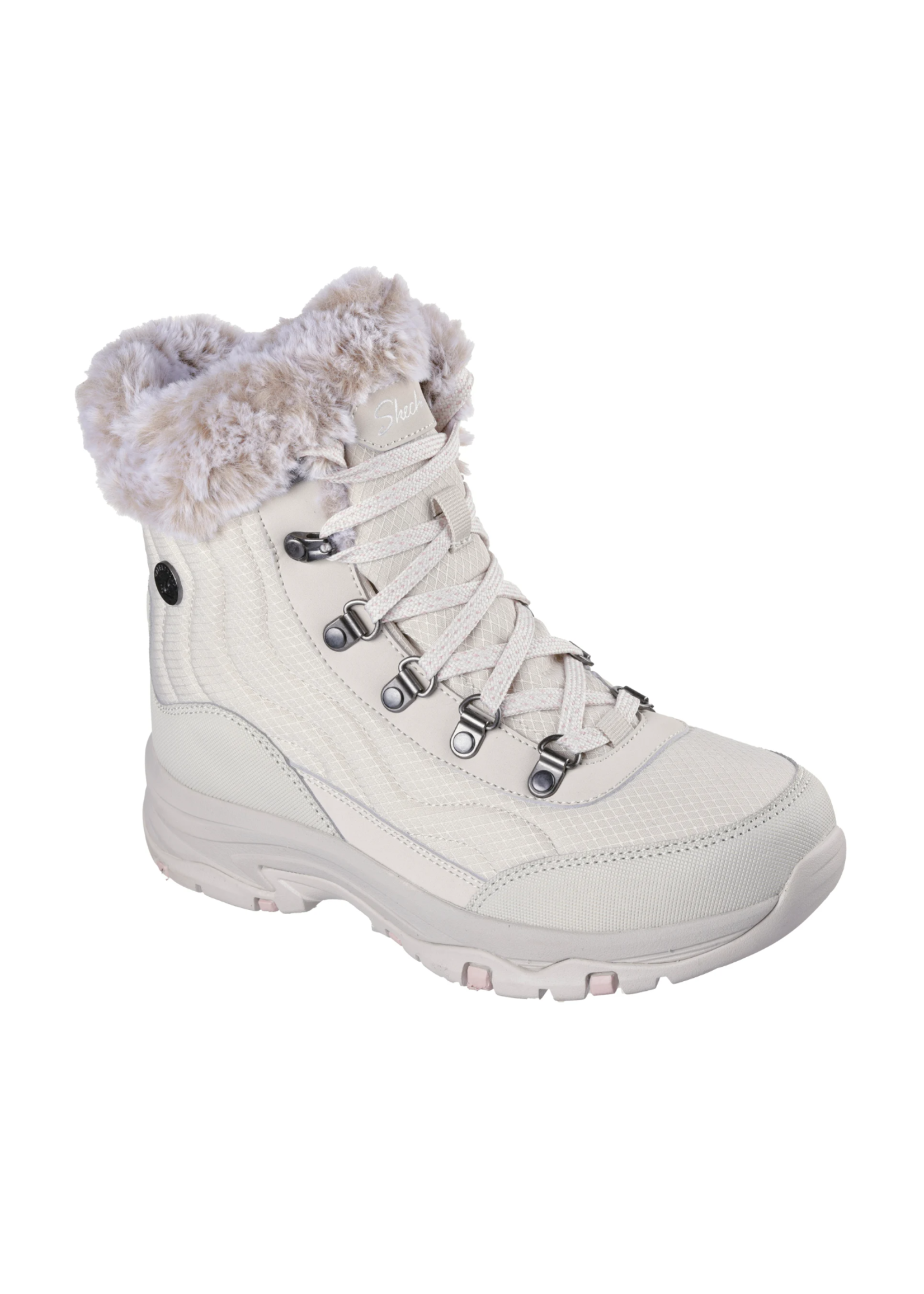 Skechers Women's Trego-Stormie 100% WaterProof Memory Foam 167893/NAT Natural Beige