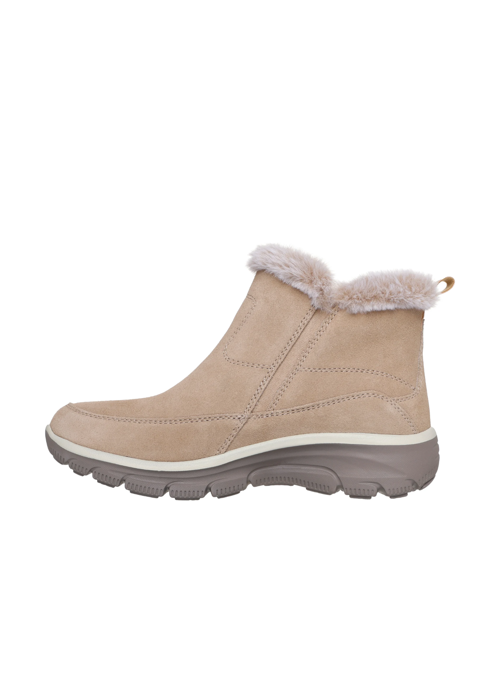 Skechers Womens Relaxed Fit: Easy Going - Cool Zip Memory Foam 167862/DKNT Dark Naural Beige