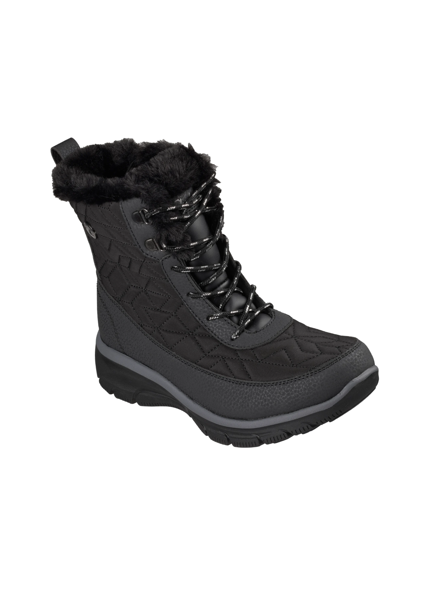Skechers Womens Waterproof Relaxed Fit: Easy Going - Frostine 168043/BBK Black