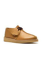 Clarks Men’s Desert Trek Shoes – Curry Tan Brown Leather (26182780) | Classic Originals Comfort Lace-Up