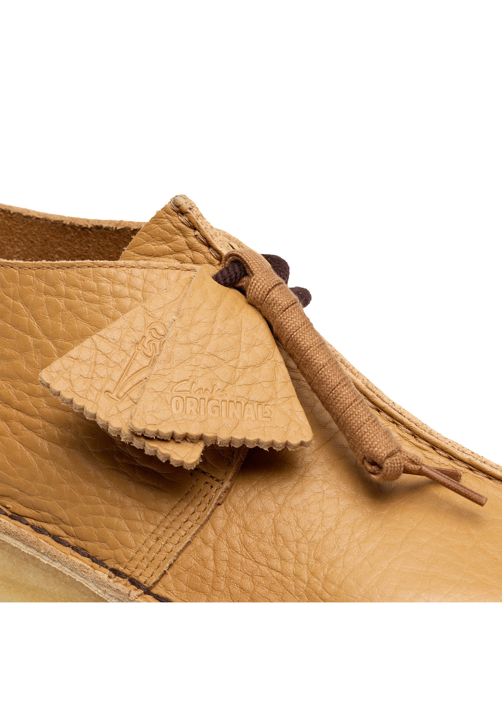 Clarks Men’s Desert Trek Shoes – Curry Tan Brown Leather (26182780) | Classic Originals Comfort Lace-Up