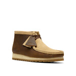 Clarks Mens Walla Boot RB – Beeswax Leather & Maple Suede,  Crepe & Rubber Sole (26183755)