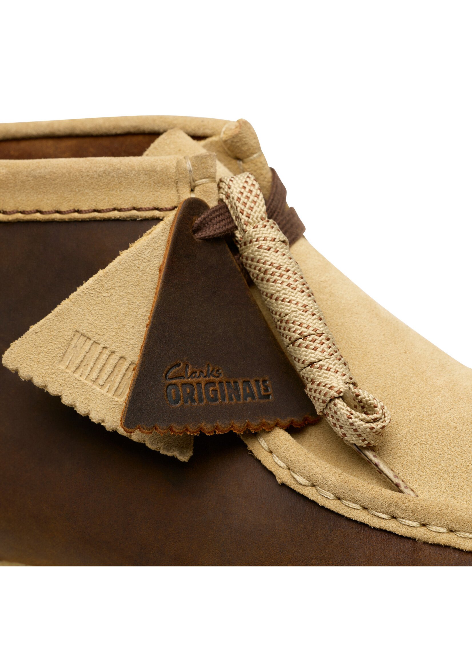 Clarks Mens Walla Boot RB – Beeswax Leather & Maple Suede,  Crepe & Rubber Sole (26183755)