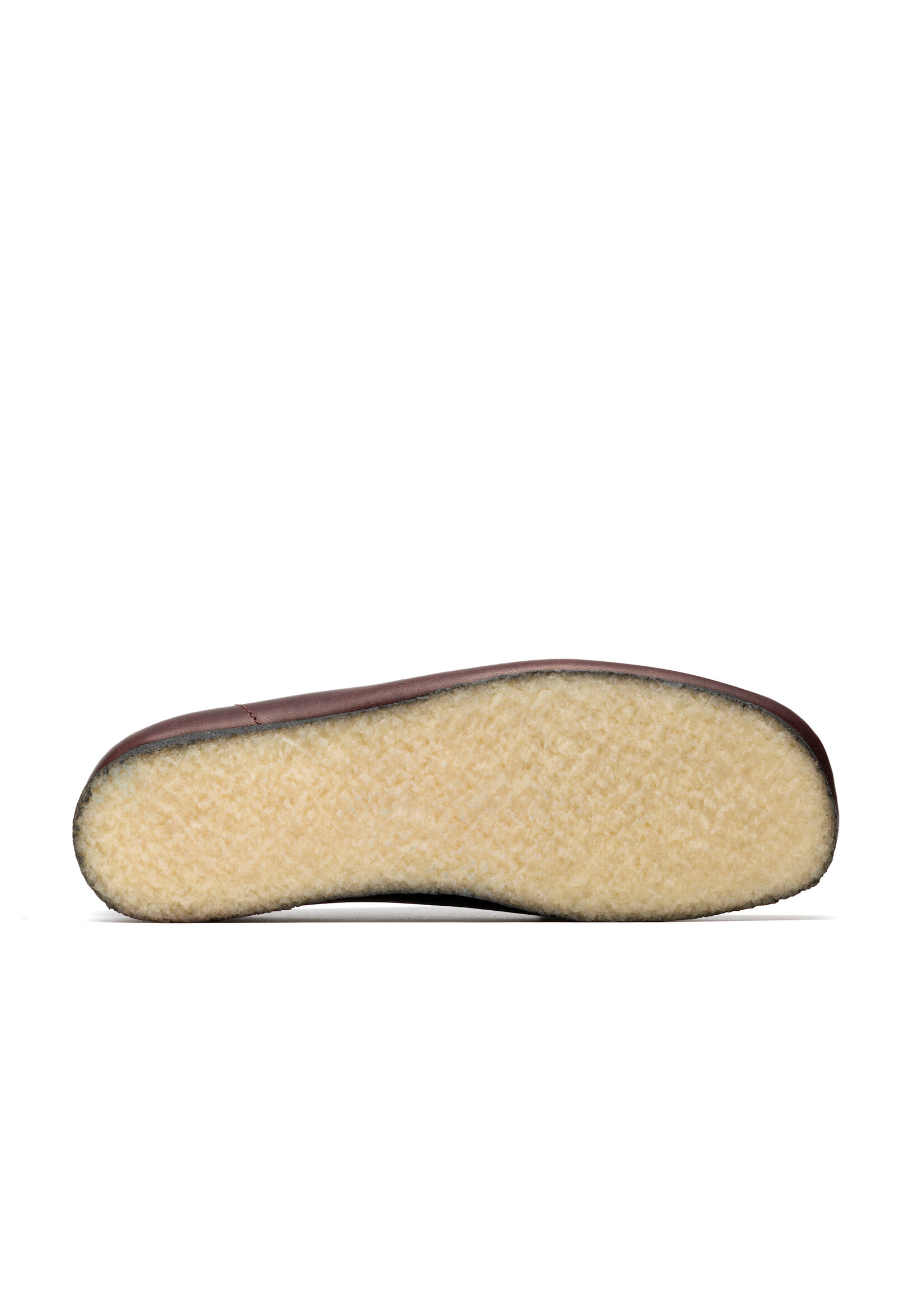 Clarks Mens Wallabee – Purple Grape Leather, Removable Kiltie, Natural Crepe Sole (Somerset Nights Pack 26182787)