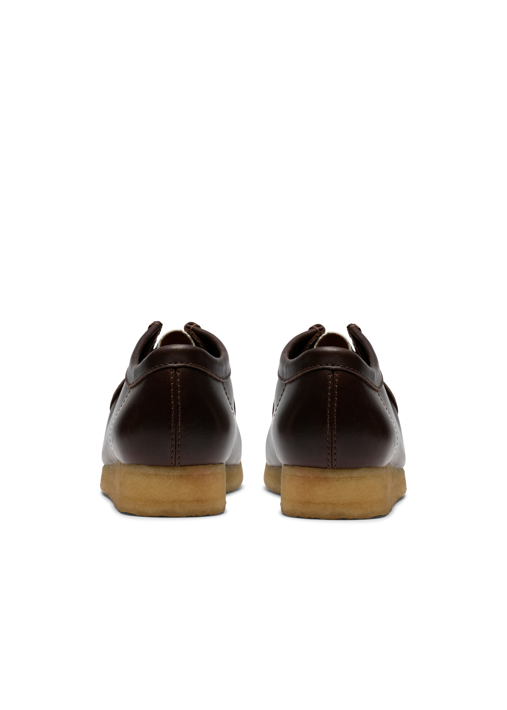 Clarks Mens Wallabee – Brown Hair-On Speckled & Leather,  Natural Crepe Sole (26183768)