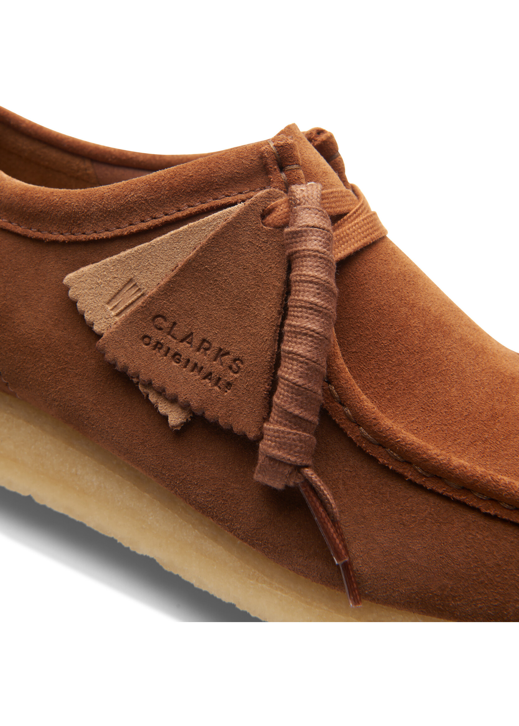 Clarks Mens Originals Icon Wallabee Cola Combi Brown | 26172397