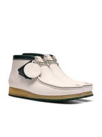 Clarks Men’s Walla Boot RB White Leather Moc Toe Crepe Sole Boots – 26185648