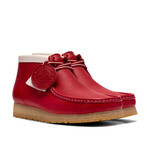 Clarks Men’s Walla Boot RB Red Leather Moc Toe Crepe Sole Boots – Style 26185647