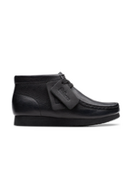 Clarks Older Boys Wallabee Boot K Black Leather 26185931/26185932 (Unisex-child)