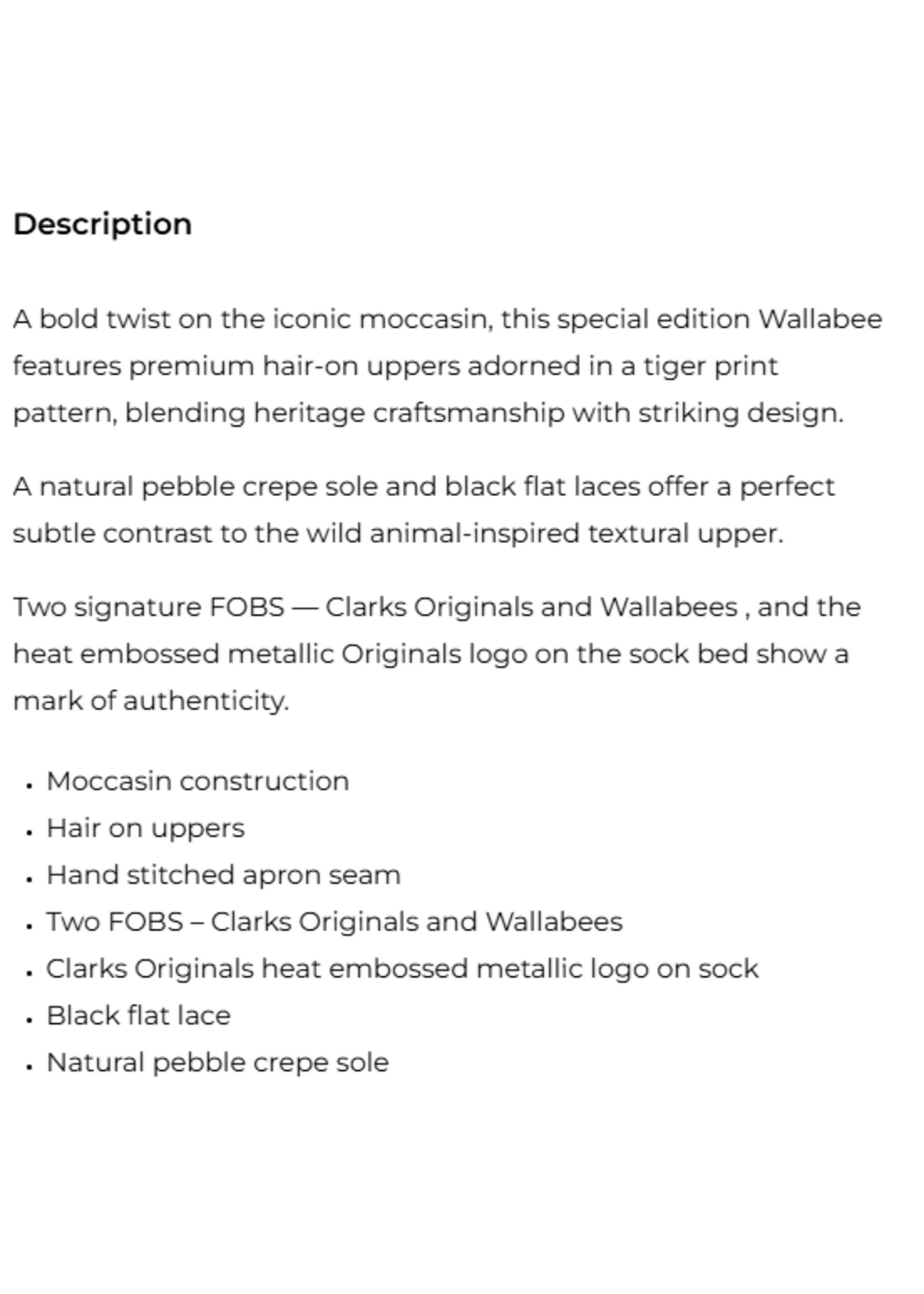 Clarks Men’s Wallabee Tiger Print Brown Suede Moc Toe Shoes with Crepe Sole – Style 26185658