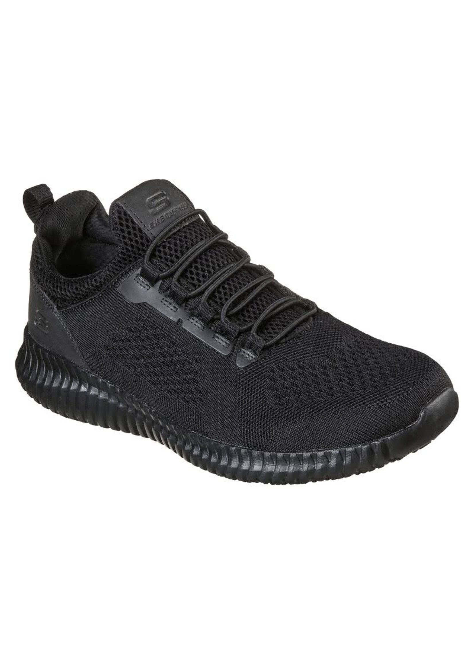 Skechers Men's Cessnock Food Service Slip Resistant Shoes, Black 77188 BLK