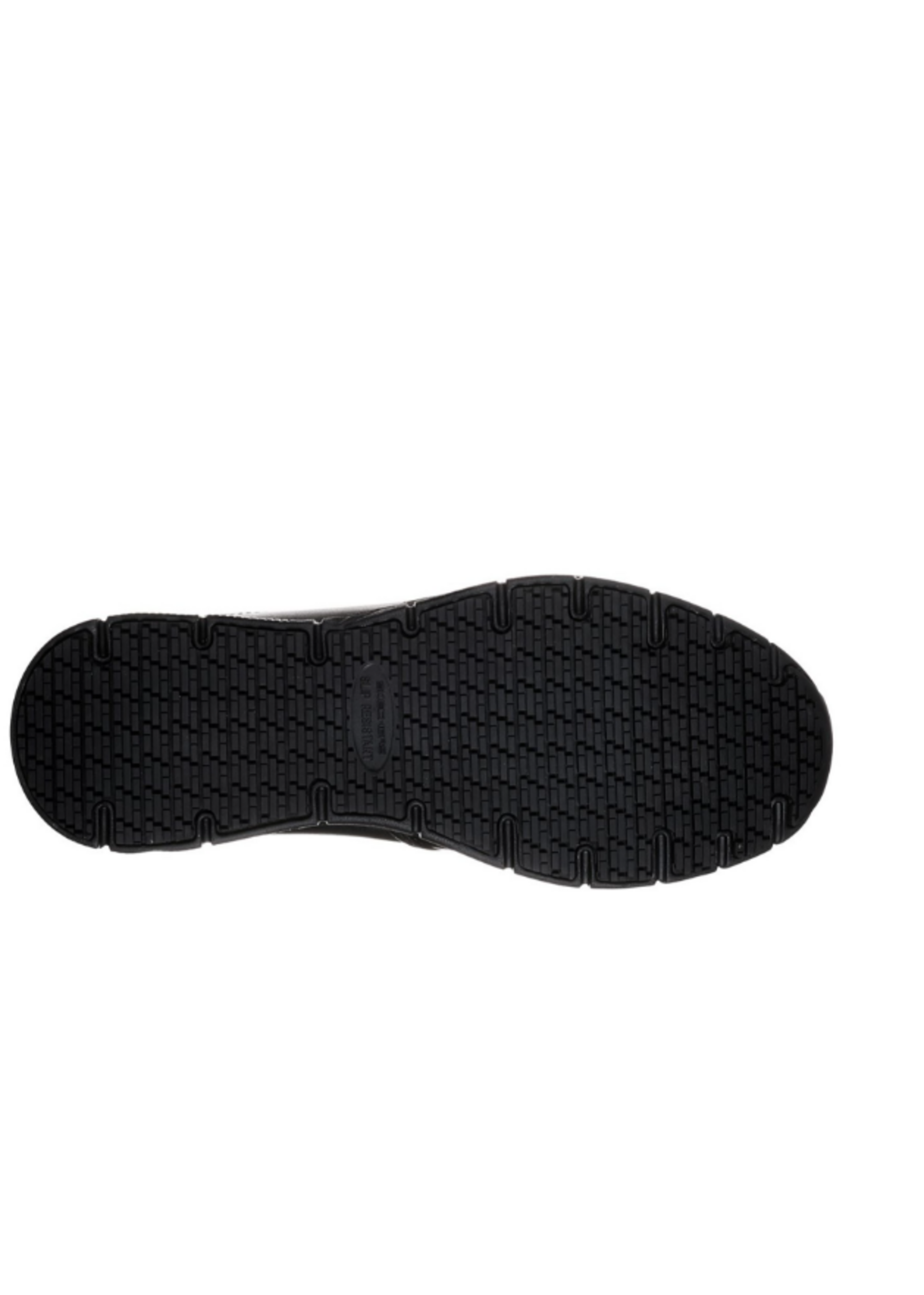 Skechers Men's Nampa Osil 200272W / BLK Slip Resistant Shoes, Black ( Wide Fit )