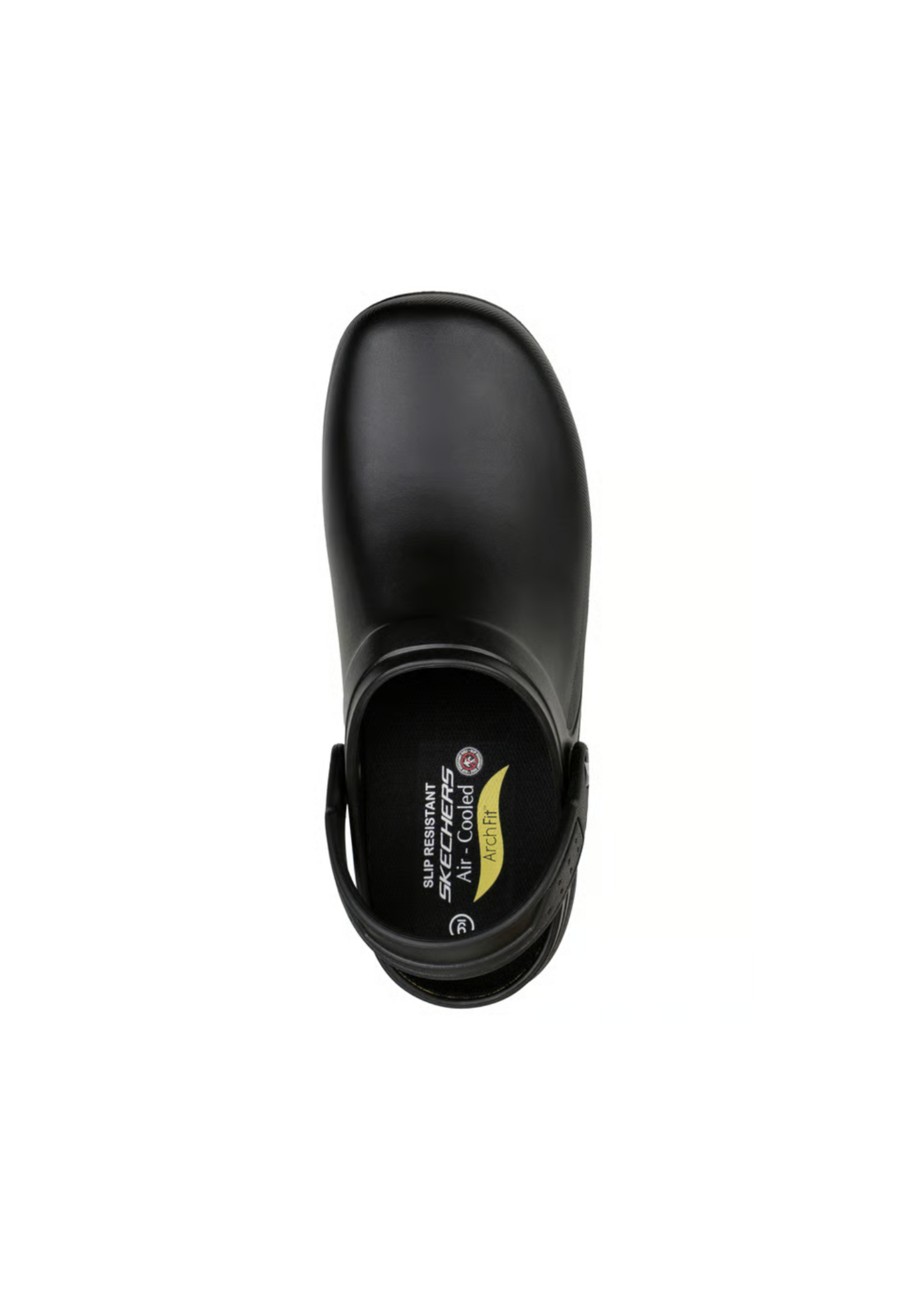 Skechers Men's Riverbound 200092 / BLK Slip Resistant Shoes, Black ( Arch Fit )